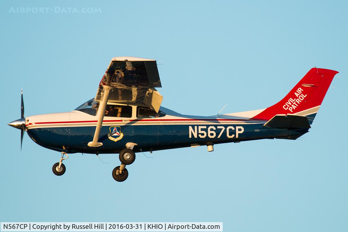 N567CP, Cessna 182T Skylane C/N 18282167, Short final for 31L