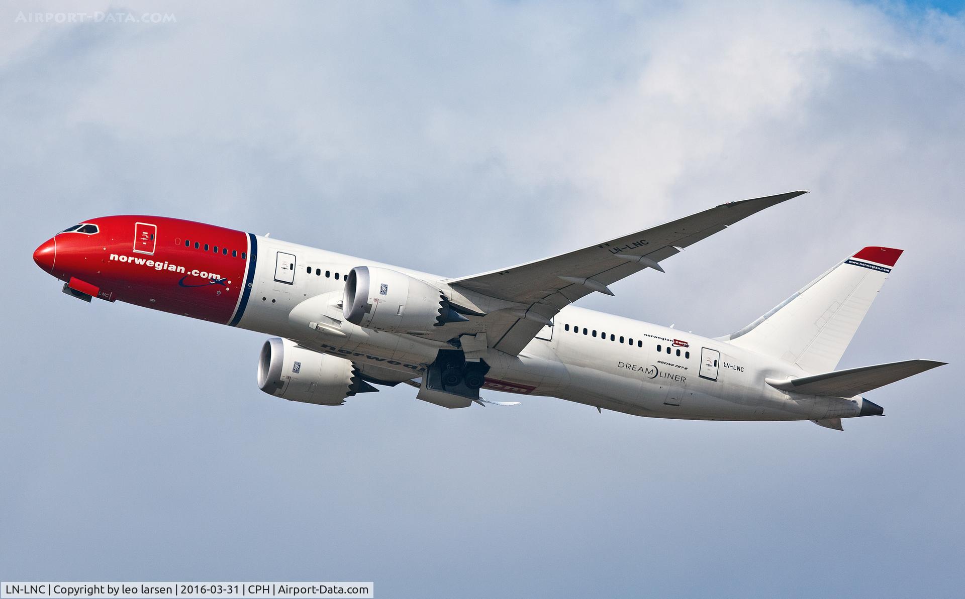 LN-LNC, 2013 Boeing 787-8 Dreamliner C/N 34795, Copenhagen 31.3.16