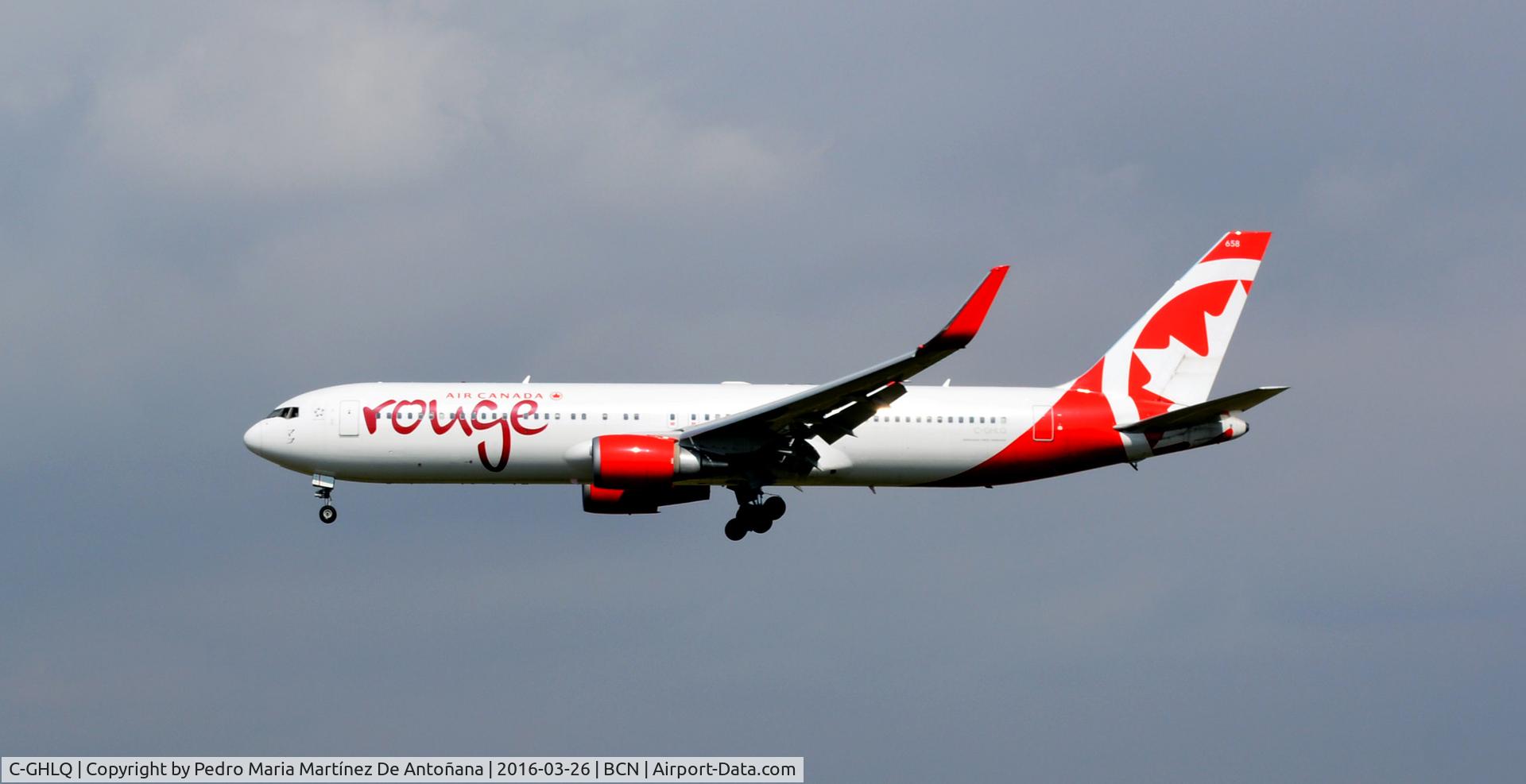C-GHLQ, 2001 Boeing 767-333/ER C/N 30846, El Prat -  Barcelona  -  España