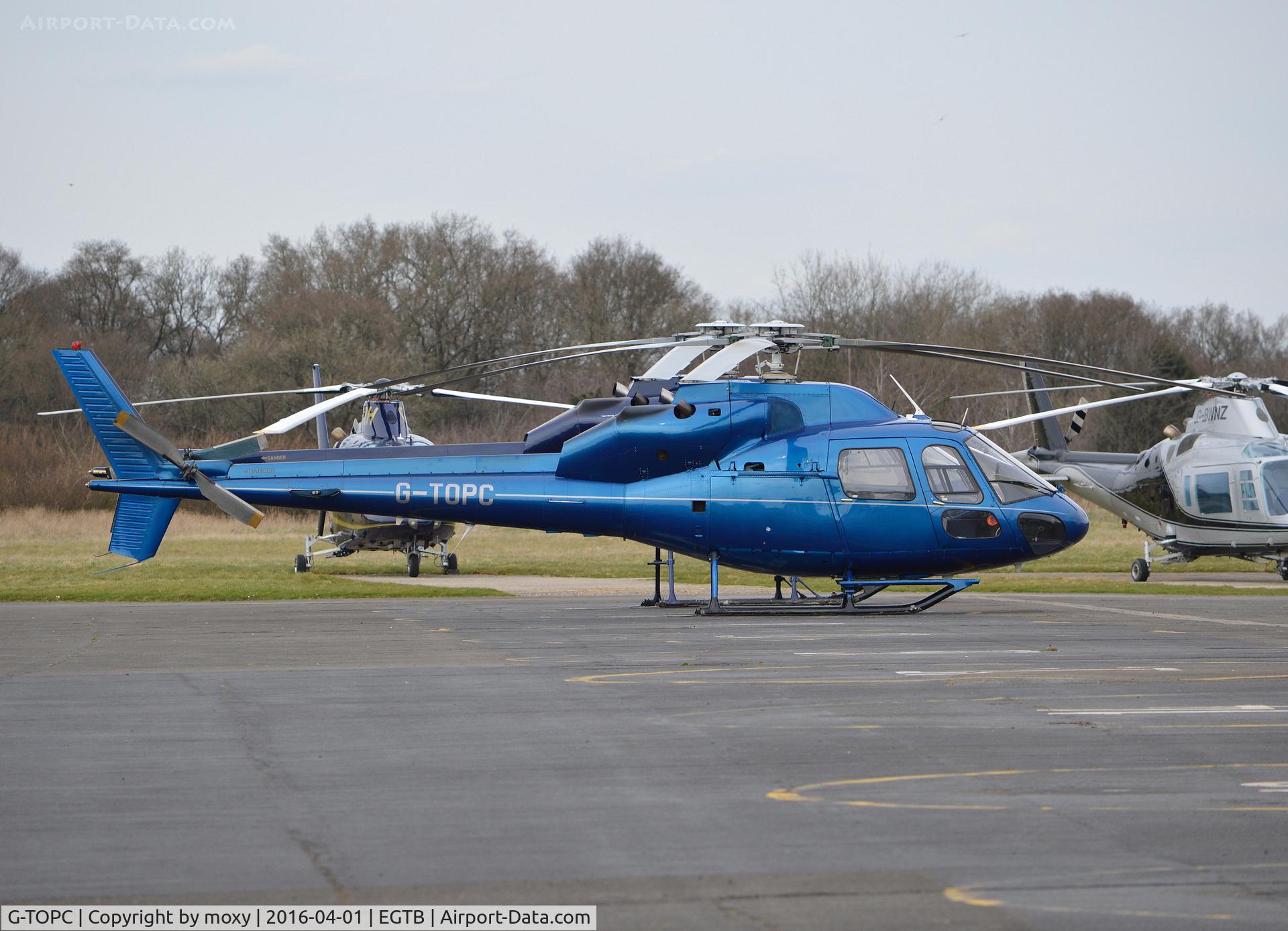 G-TOPC, 1983 Aerospatiale AS-355F-1 Ecureuil 2 C/N 5313, Aerospatiale AS355F1 Ecureuil II at Wycombe Air Park.. Ex I-LGOG.