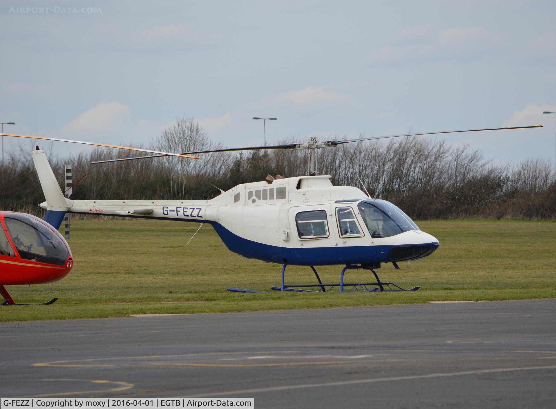 G-FEZZ, 1970 Agusta AB-206B JetRanger II C/N 8317, Agusta AB-206B Jet Ranger II at Wycombe Air Park.