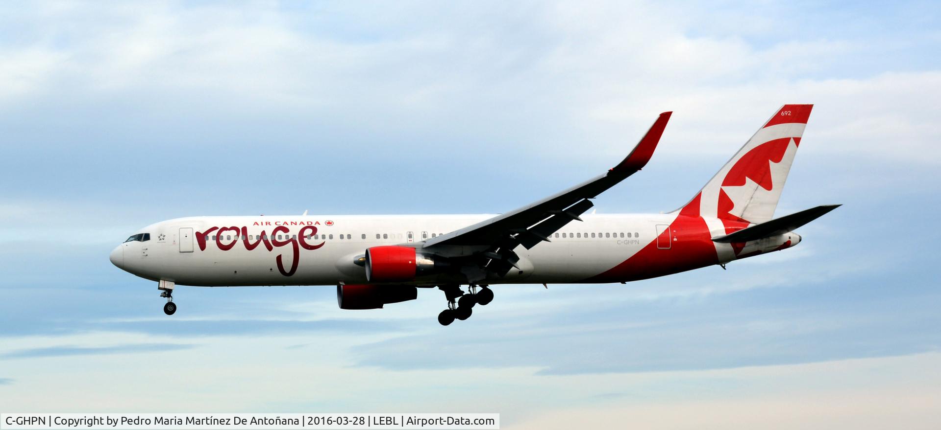C-GHPN, 2003 Boeing 767-33A/ER C/N 33424, El Prat -  Barcelona  -  España
