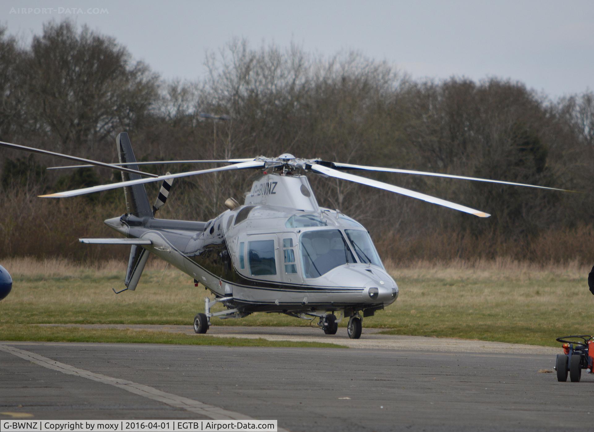 G-BWNZ, 1996 Agusta A-109C C/N 7654, Agusta A-109C at Wycombe Air Park.