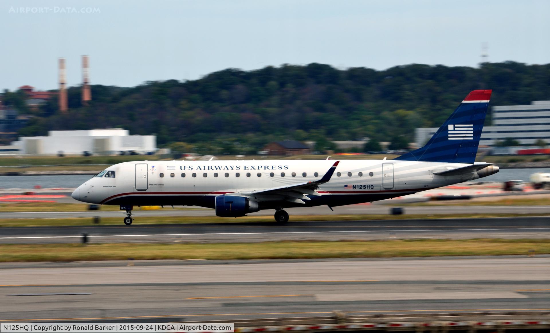 N125HQ, 2007 Embraer 175LR (ERJ-170-200LR) C/N 17000202, Takeoff National