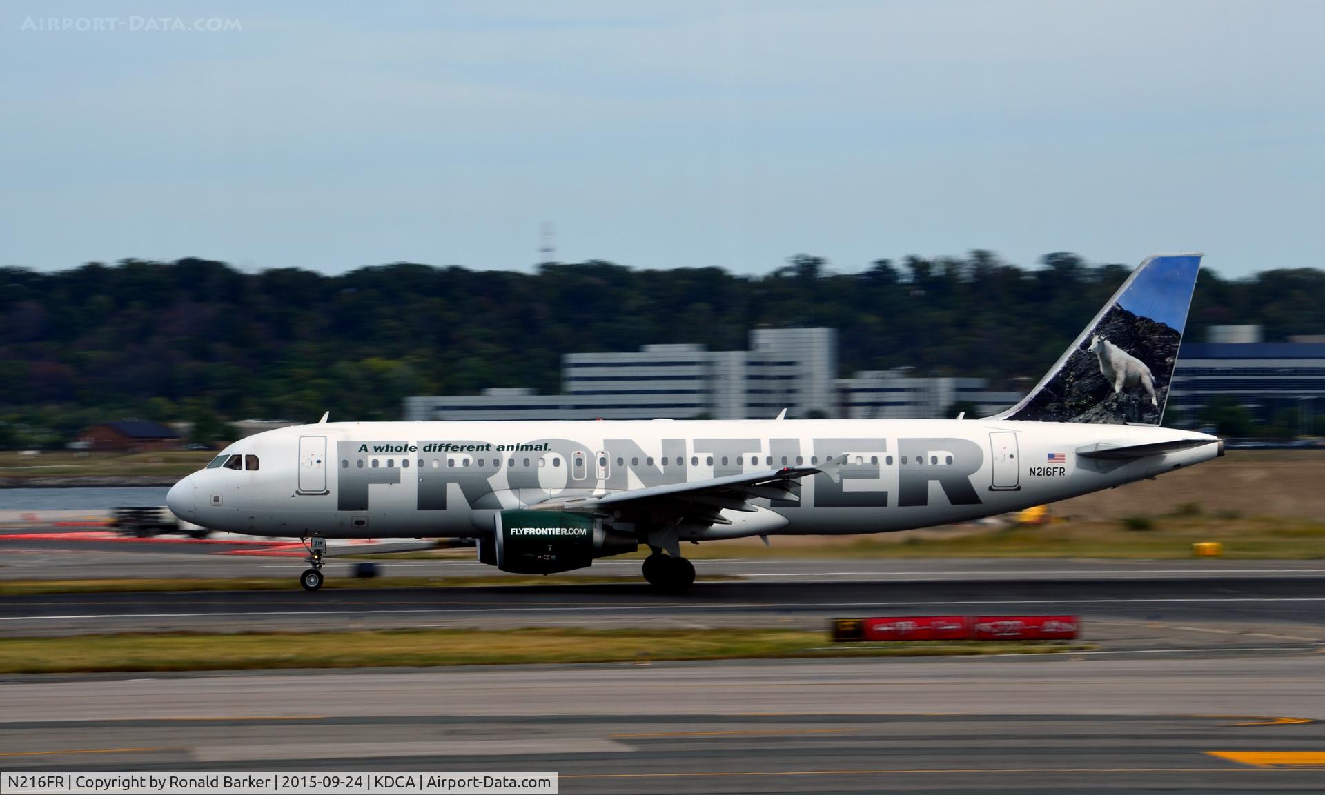 N216FR, 2011 Airbus A320-214 C/N 4745, Takeoff roll National