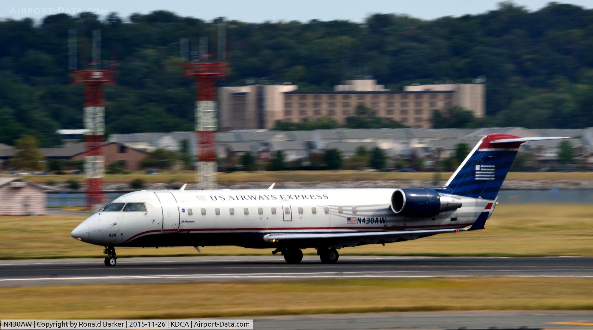 N430AW, 2002 Bombardier CRJ-200LR (CL-600-2B19) C/N 7719, Takeoff National