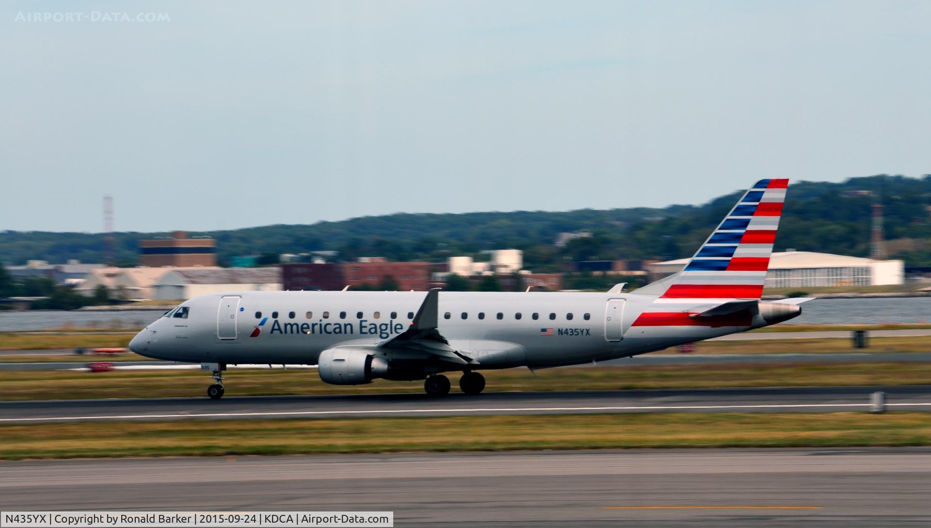 N435YX, 2014 Embraer 175LR (ERJ-170-200LR) C/N 17000423, Takeoff roll National