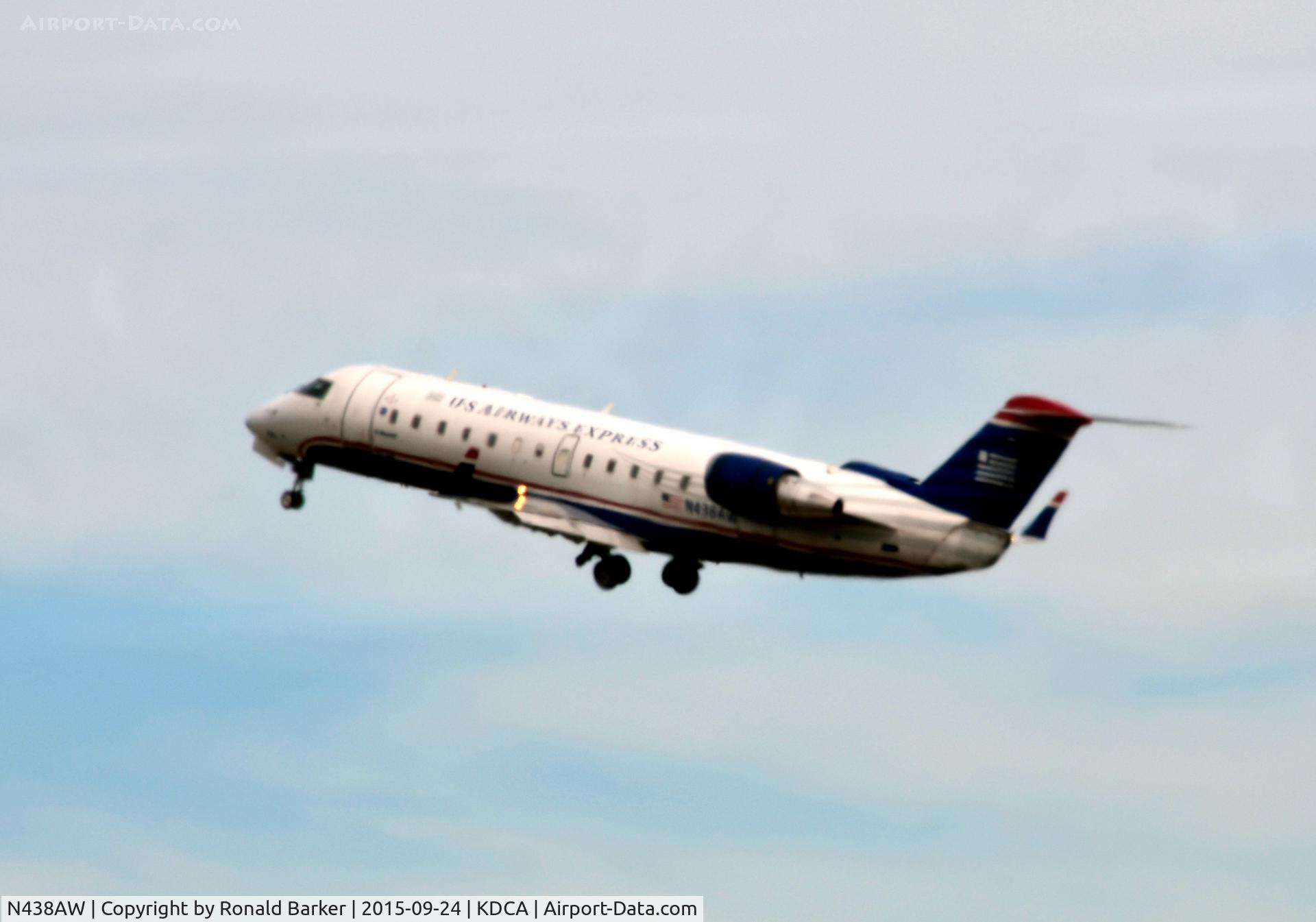 N438AW, 2003 Bombardier CRJ-200LR (CL-600-2B19) C/N 7748, Takeoff National