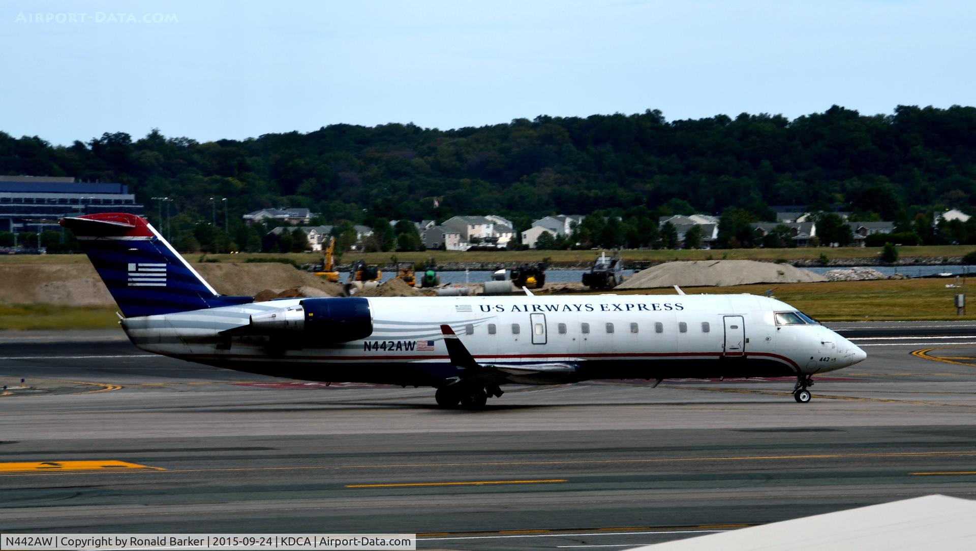 N442AW, 2003 Bombardier CRJ-200LR (CL-600-2B19) C/N 7778, Taxi National