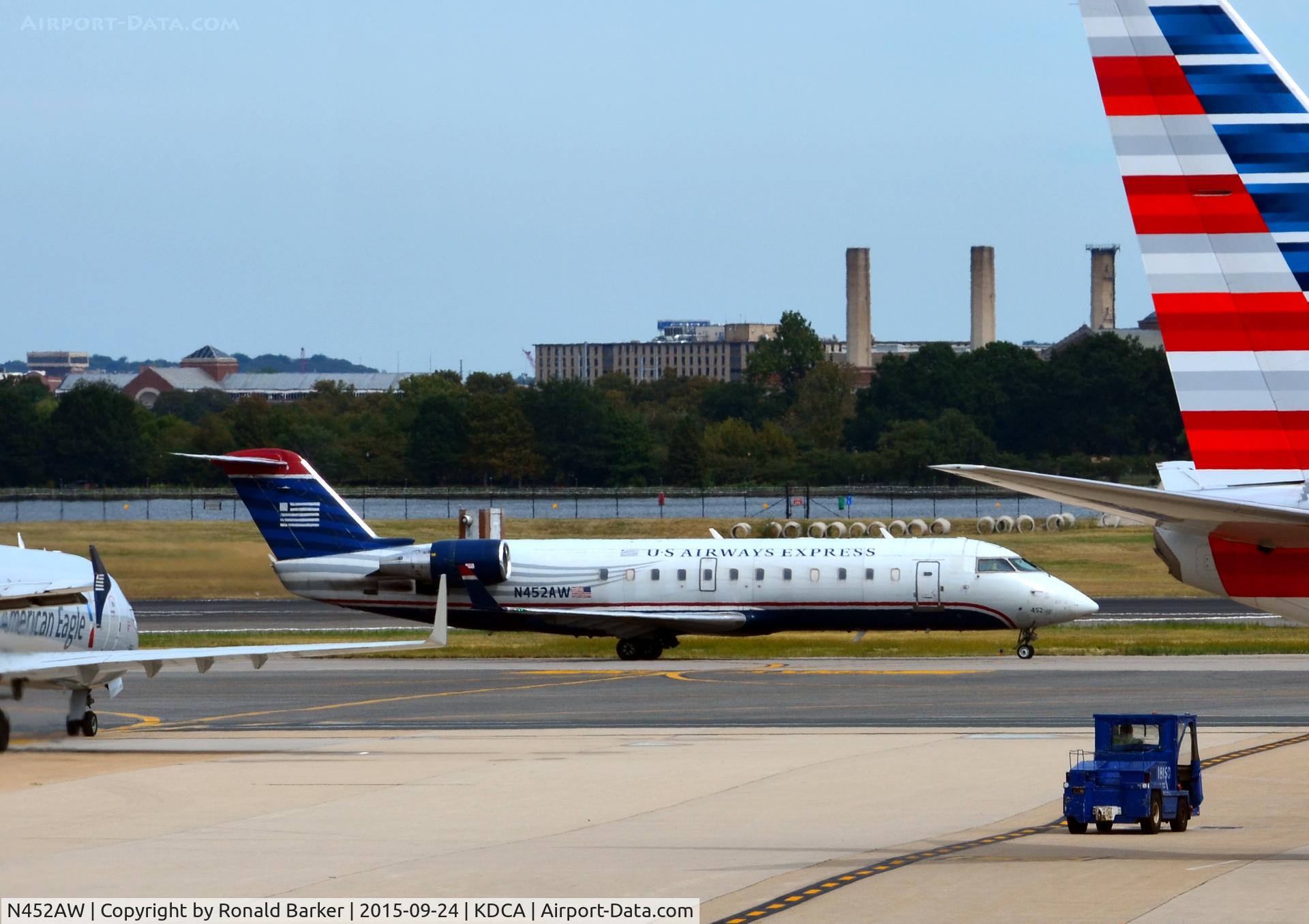 N452AW, 2003 Bombardier CRJ-200LR (CL-600-2B19) C/N 7835, Taxi National