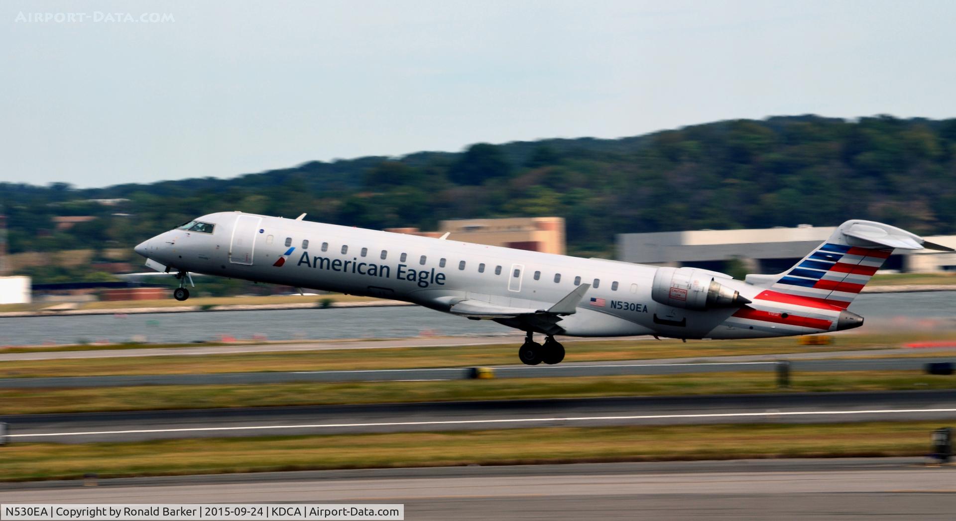 N530EA, Bombardier CRJ-702 (CL-600-2C10) Regional Jet C/N 10308, Takeoff   National