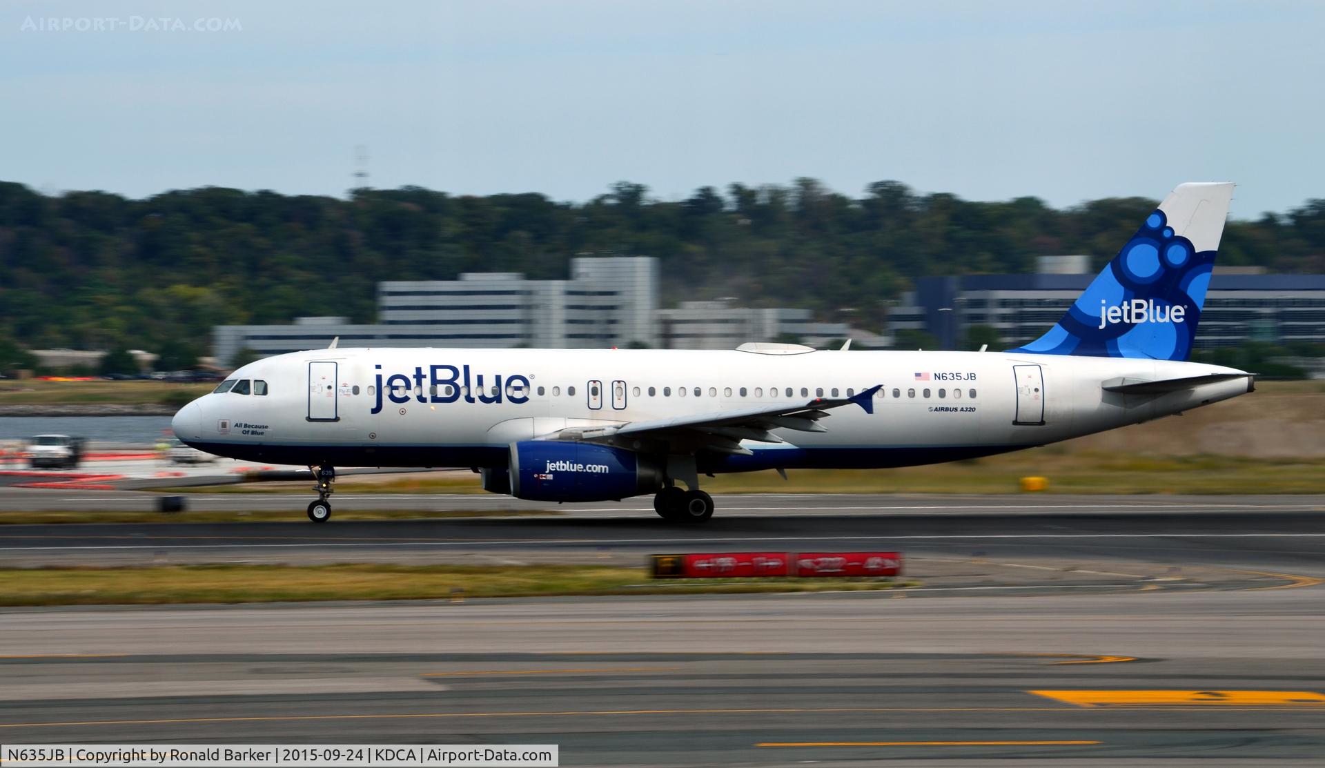N635JB, 2006 Airbus A320-232 C/N 2725, Takeoff - Nosewheel liftoff - National