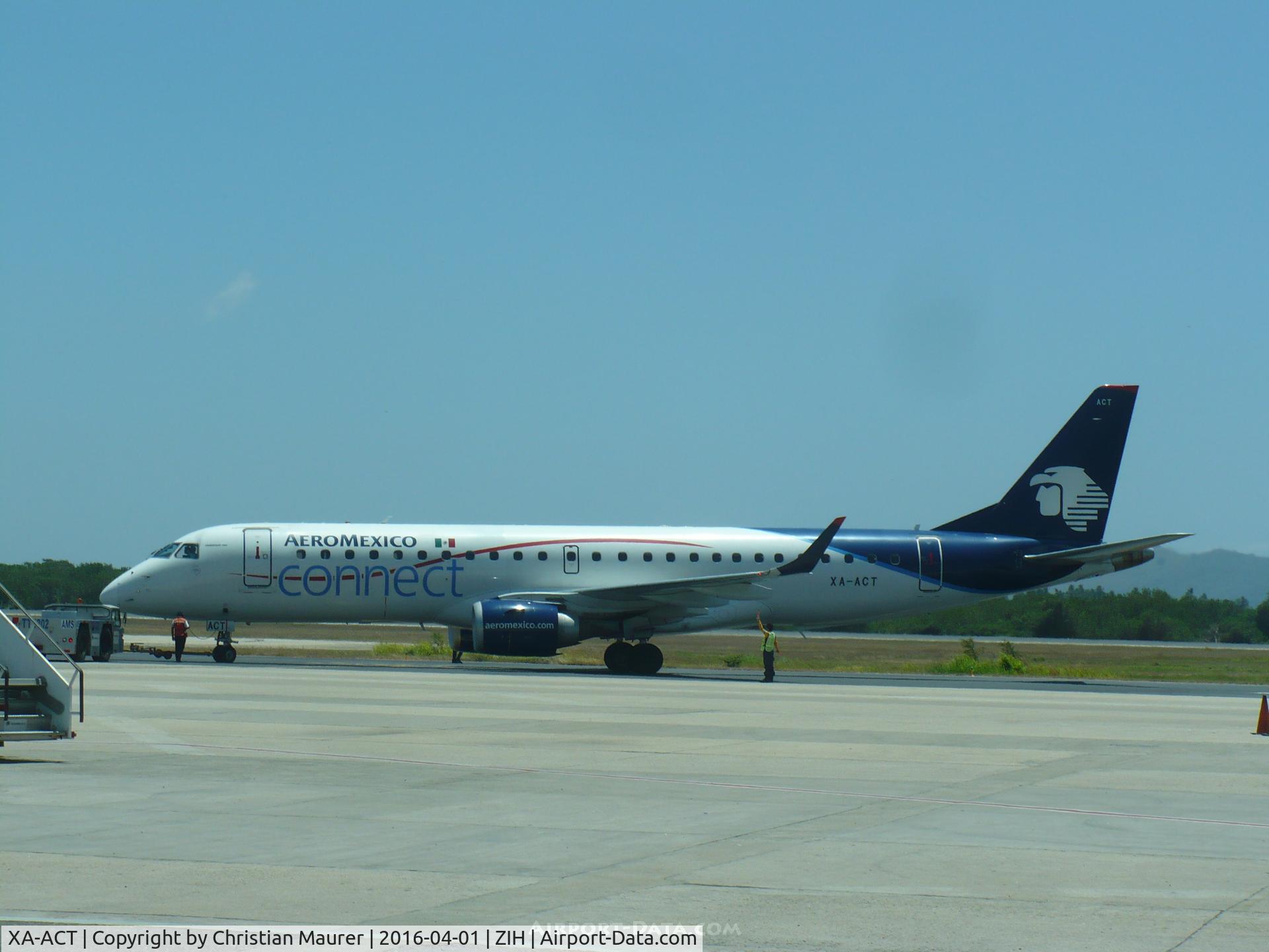 XA-ACT, 2012 Embraer 190LR (ERJ-190-100LR) C/N 19000557, AM ERJ-190-100LR