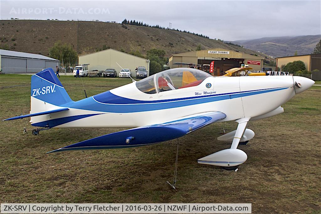 ZK-SRV, Vans RV-6 C/N 20344, At Wanaka
