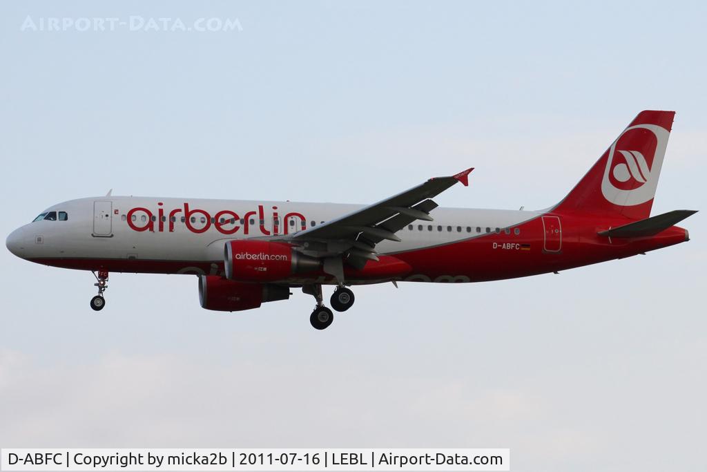 D-ABFC, 2010 Airbus A320-214 C/N 4161, Landing