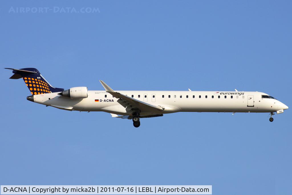 D-ACNA, 2009 Bombardier CRJ-900 NG (CL-600-2D24) C/N 15229, Landing
