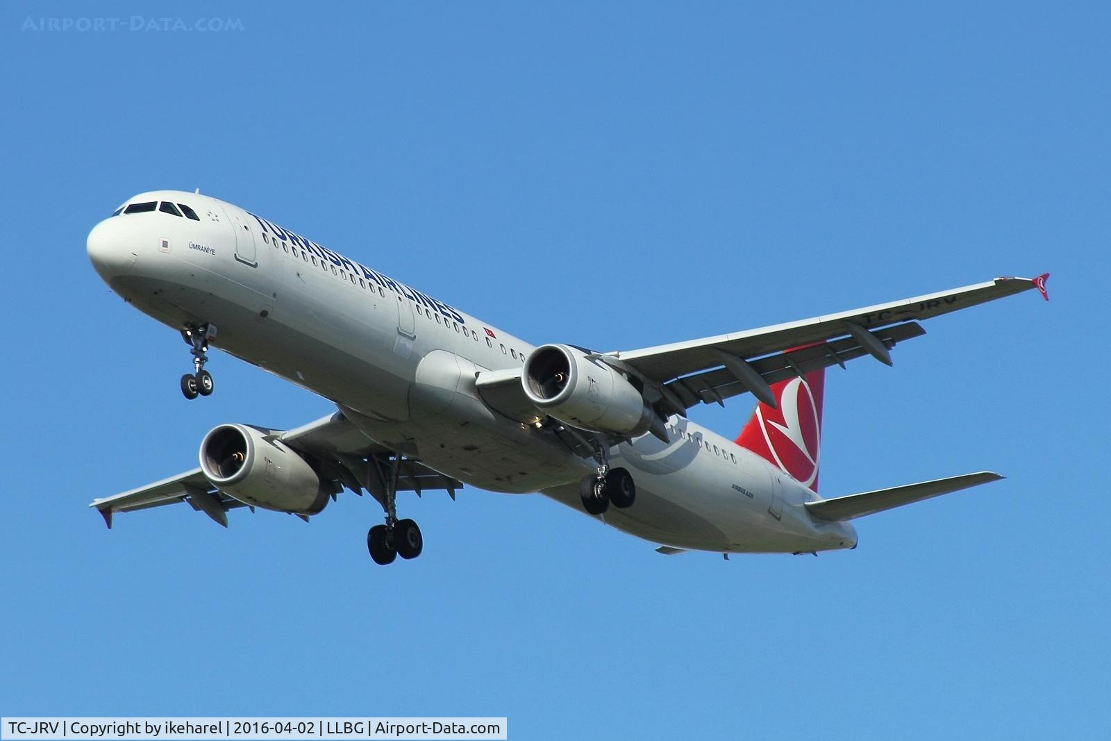 TC-JRV, 2012 Airbus A321-231 C/N 5077, Morning landing on runway 12.