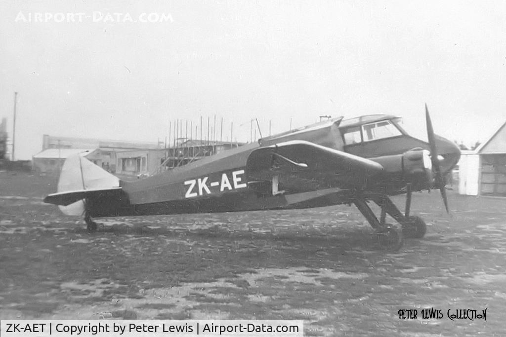 ZK-AET, 1936 General Aircraft Monospar ST-25 C/N GAL/ST25/69, Canterbury AC, Christchurch