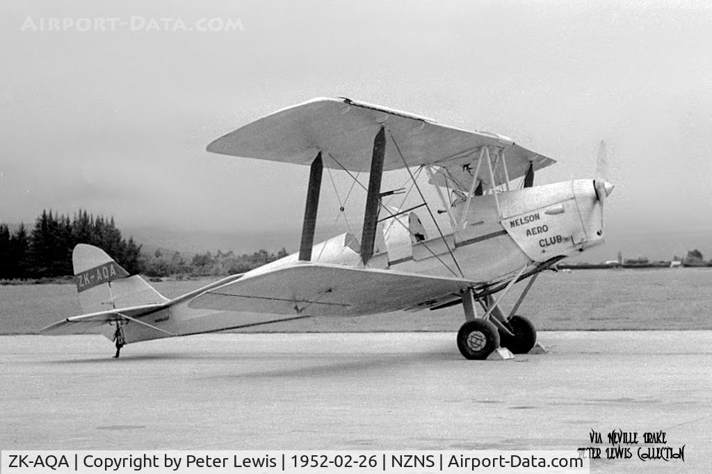 ZK-AQA, De Havilland DH-82A Tiger Moth II C/N 82355, Nelson Aero Club