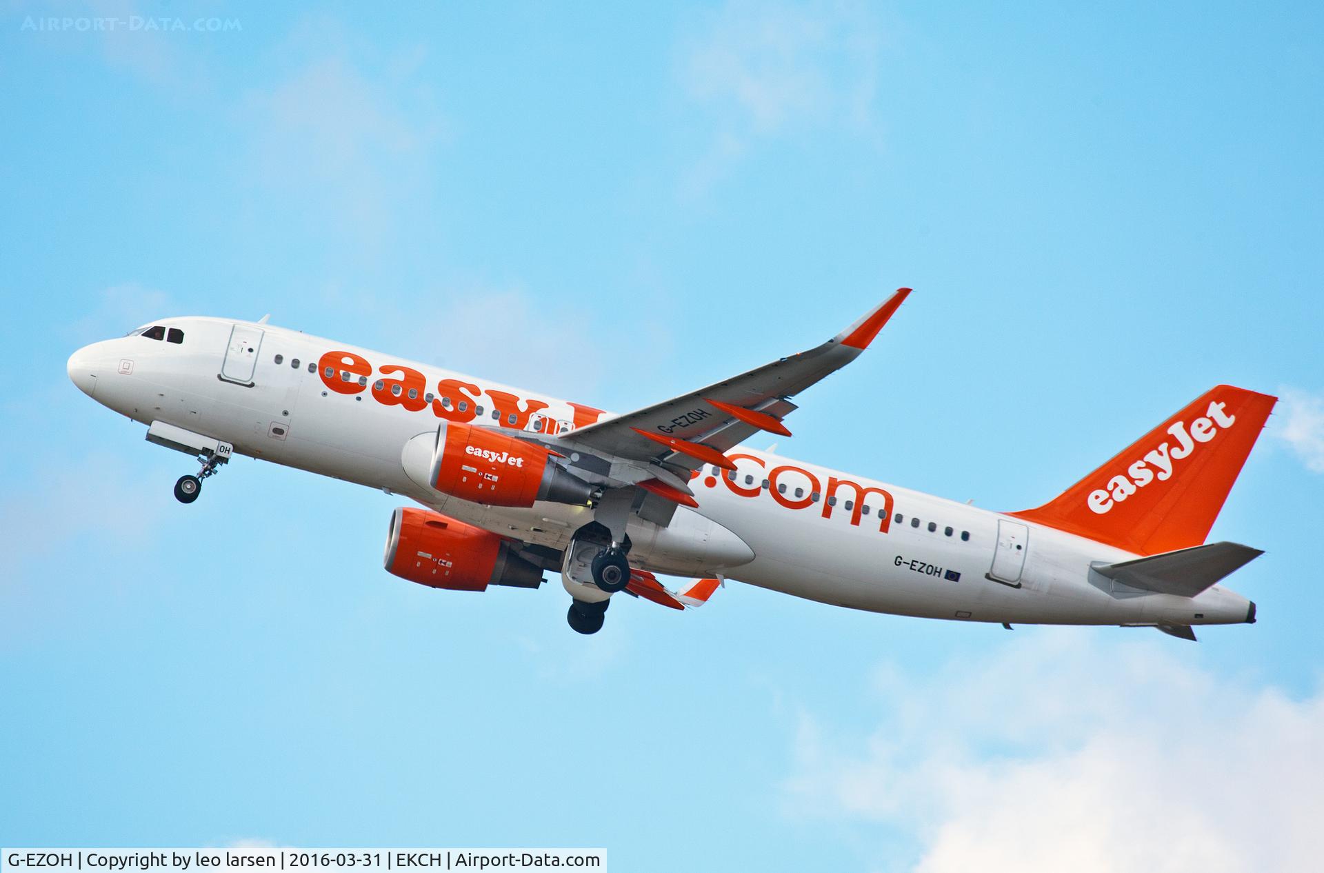 G-EZOH, 2015 Airbus A320-214 C/N 6546, Copenhagen 31.3.16