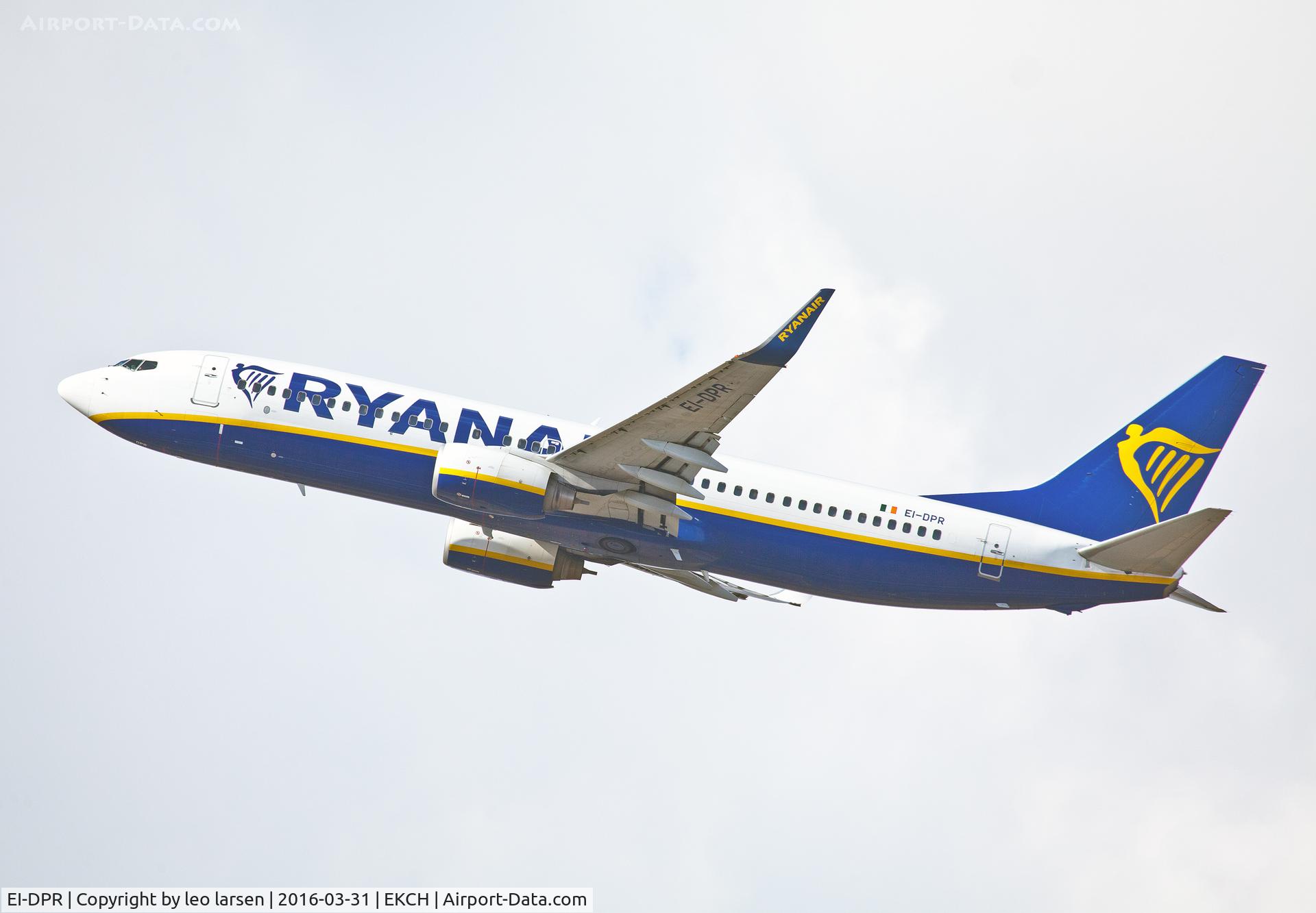 EI-DPR, 2007 Boeing 737-8AS C/N 33614, Copenhagen 31.3.16