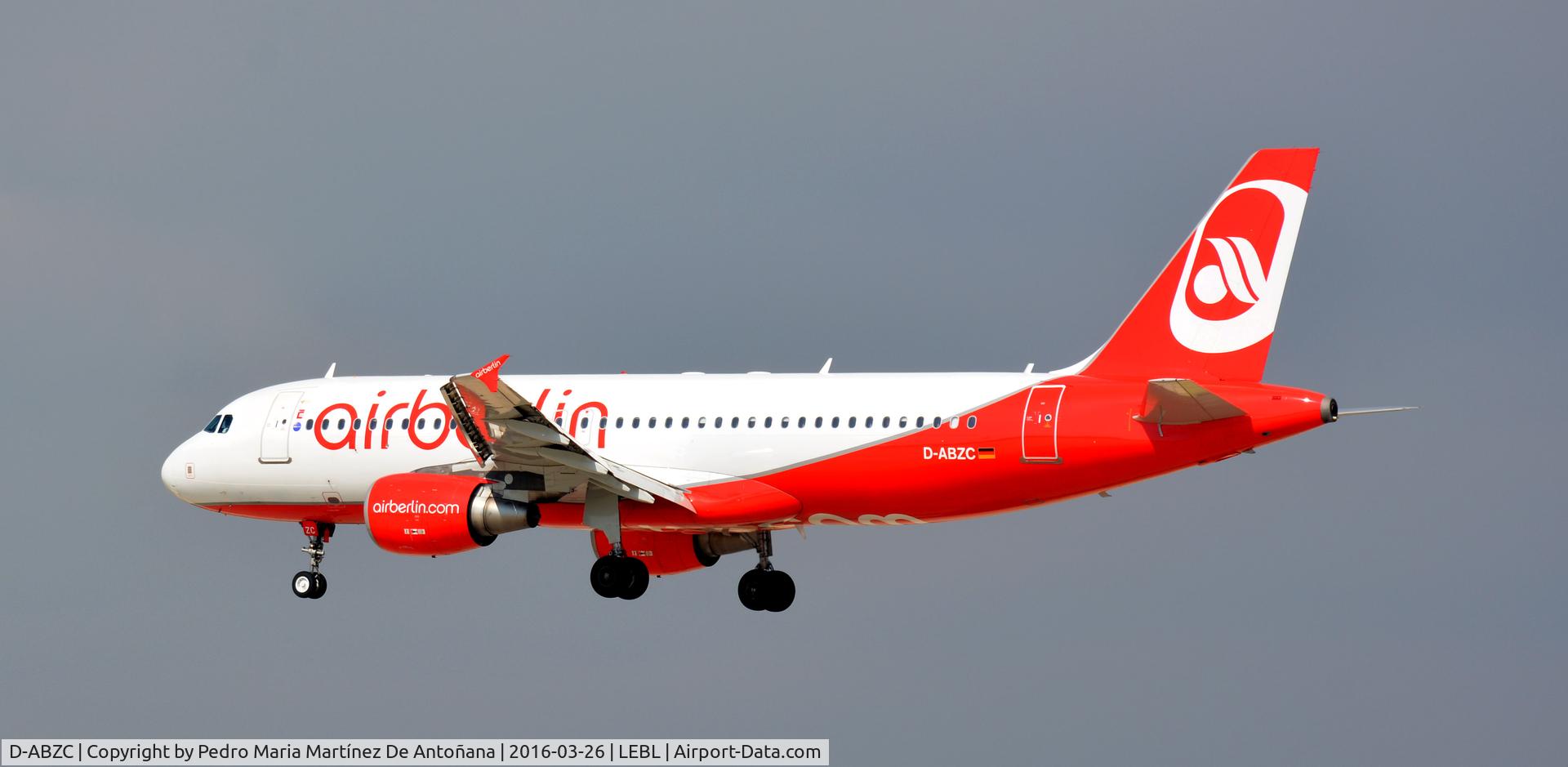 D-ABZC, 2008 Airbus A320-216 C/N 3502, El Prat -  Barcelona  -  España