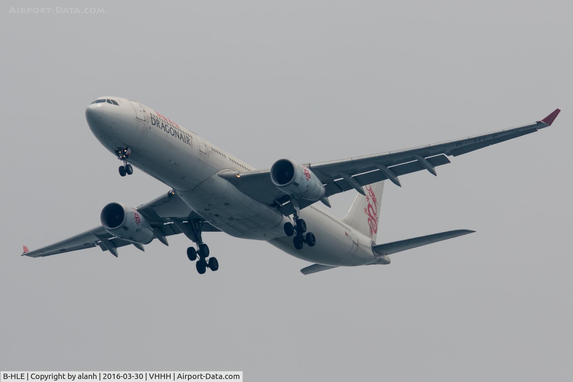 B-HLE, 1995 Airbus A330-342 C/N 109, On finals for Hong Kong, inbound from Xi'an Xianyang Int'l