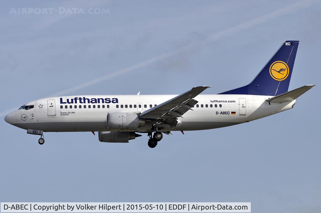 D-ABEC, 1991 Boeing 737-330 C/N 25149, at fra