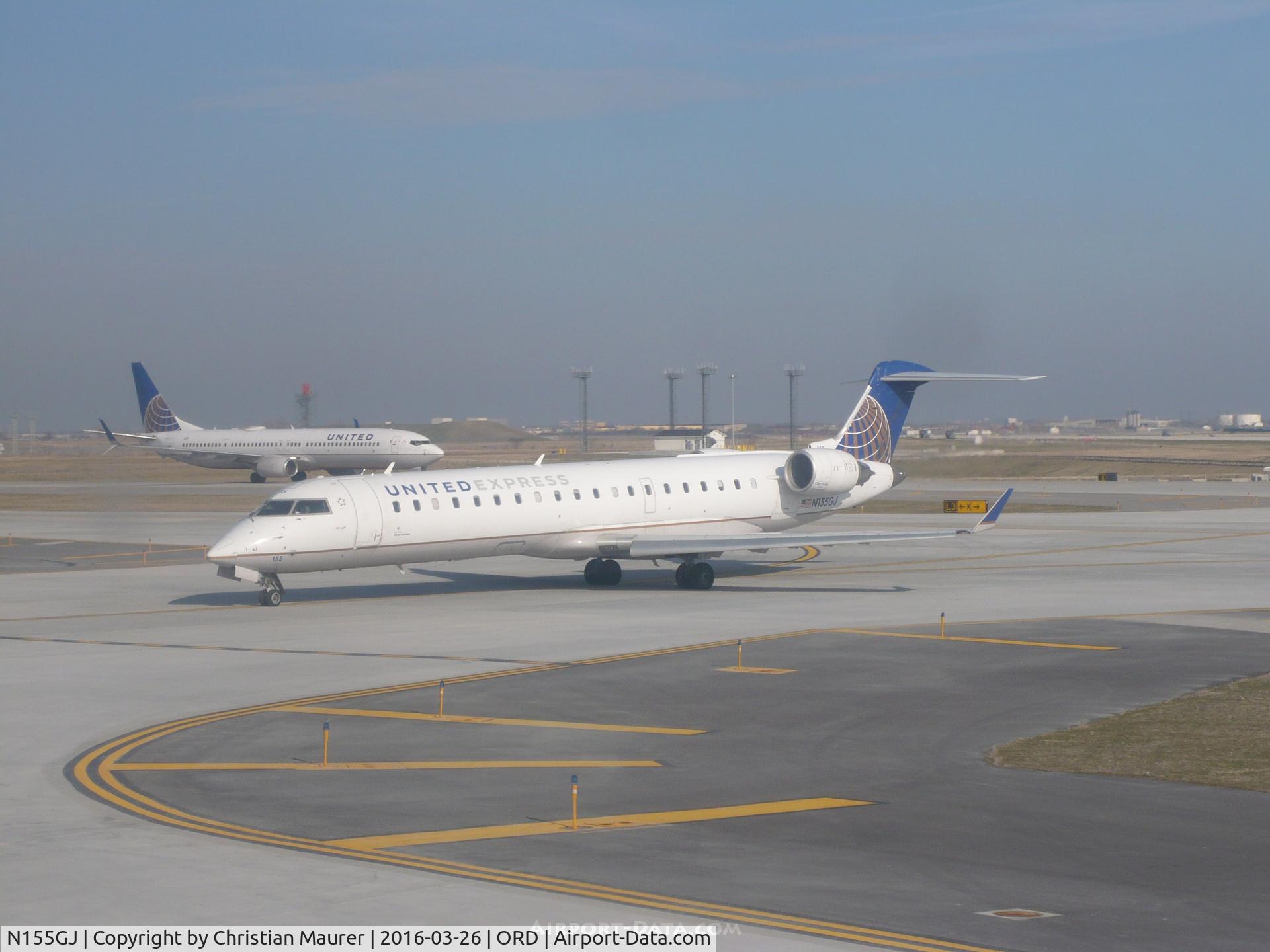 N155GJ, 2005 Bombardier CRJ-702 (CL-600-2C10) Regional Jet C/N 10225, GoJet CRJ-700