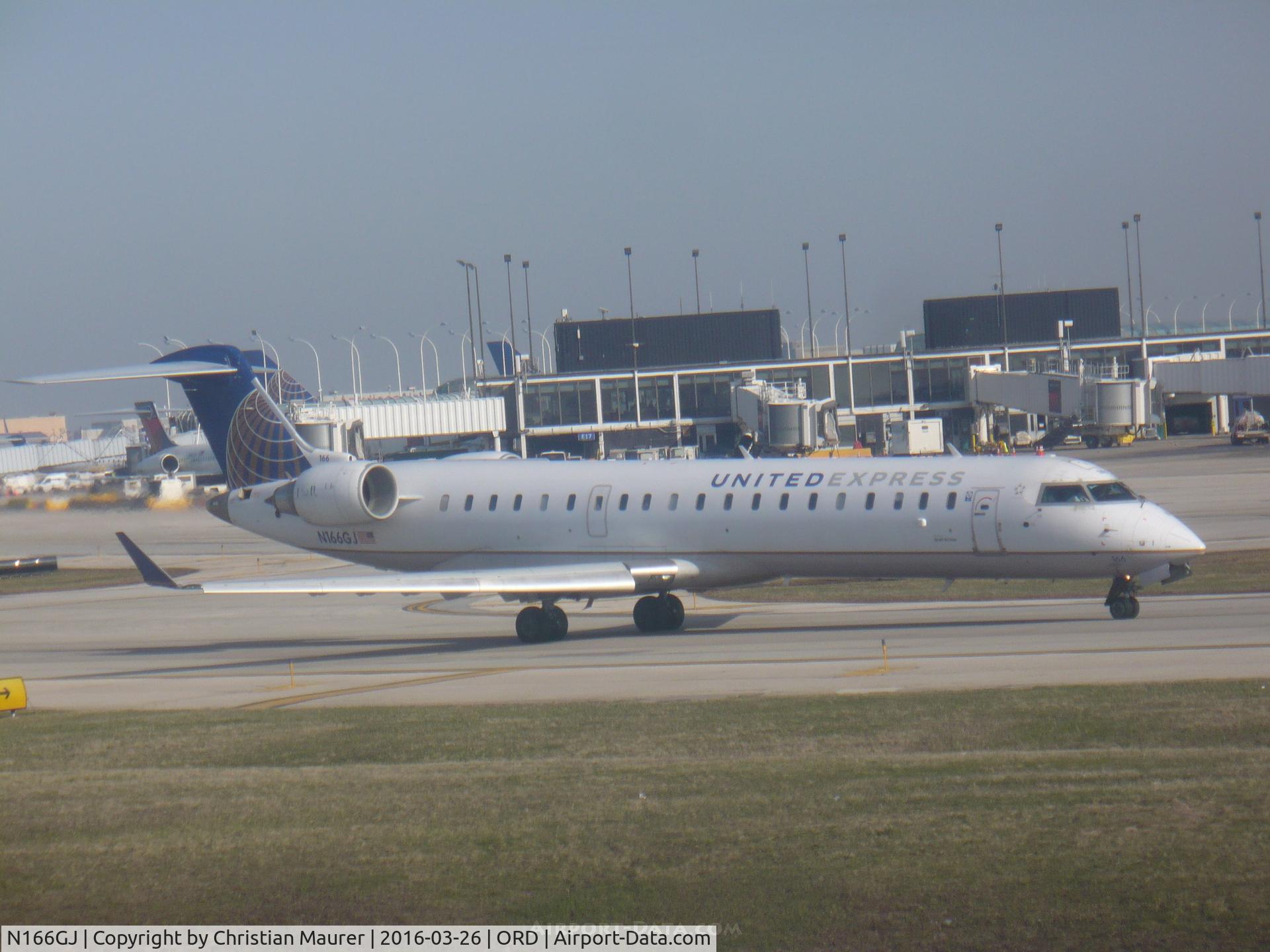 N166GJ, 2008 Bombardier CRJ-702 (CL-600-2C10) Regional Jet C/N 10266, GoJet CRJ-700