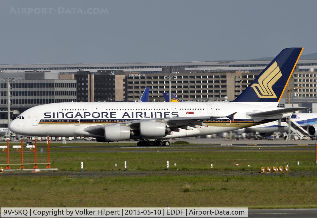 9V-SKQ, 2011 Airbus A380-841 C/N 079, at fra