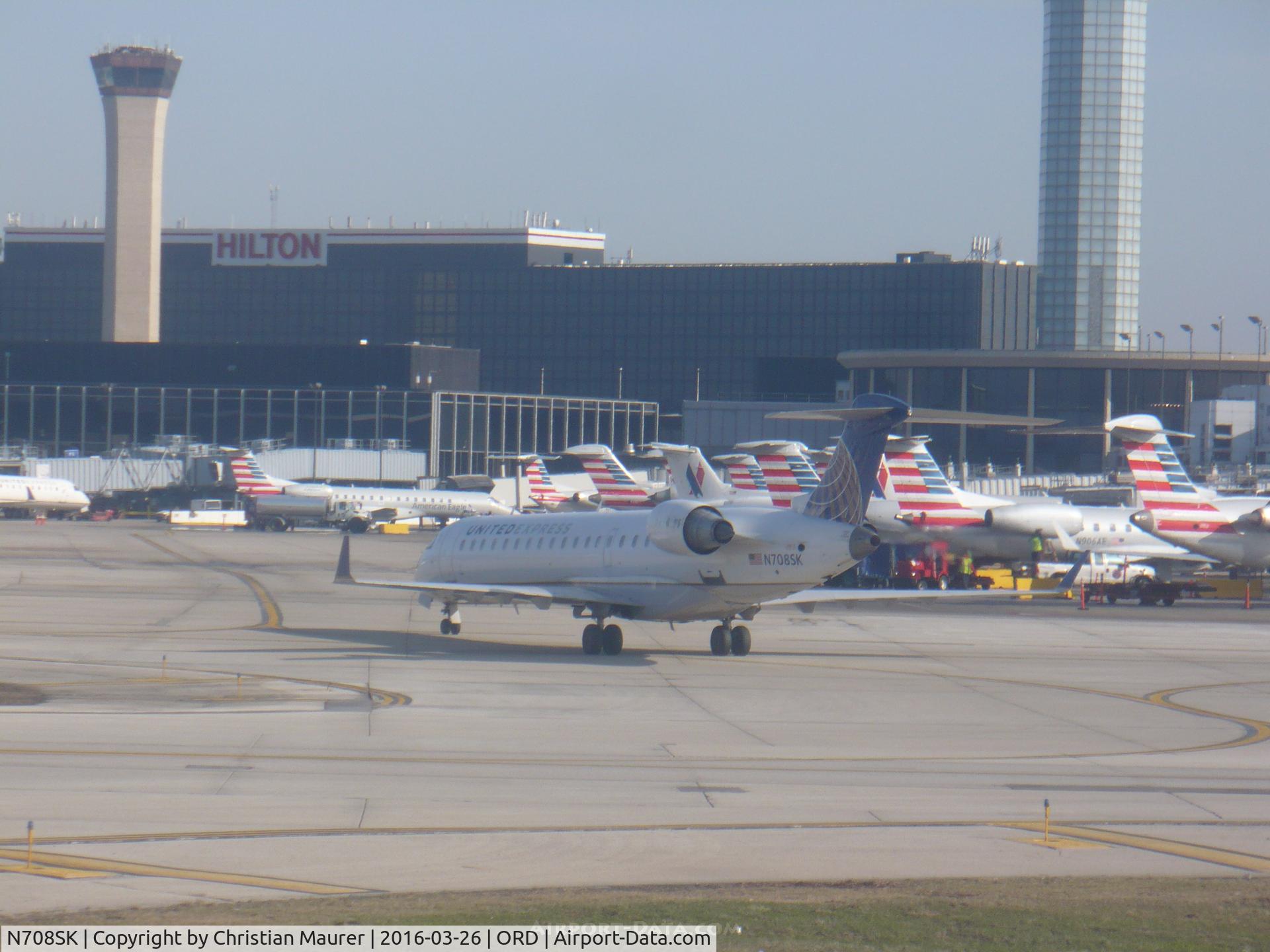 N708SK, 2004 Bombardier CRJ-701ER (CL-600-2C10) Regional Jet C/N 10156, Skywest CRJ-700