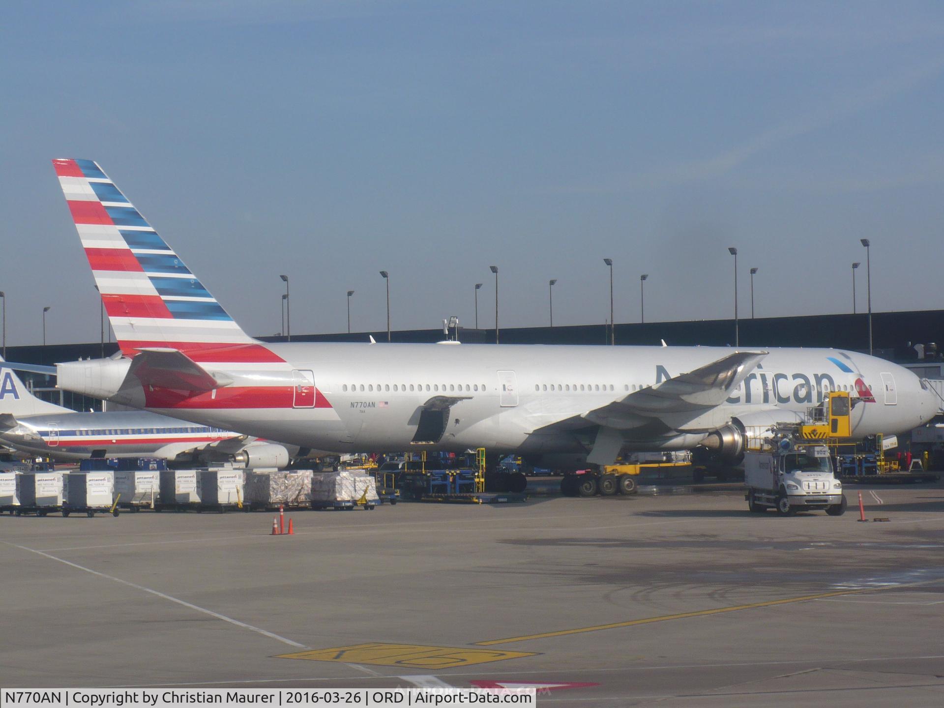 N770AN, 1999 Boeing 777-223 C/N 29578, American Airlines Boeing 777-223