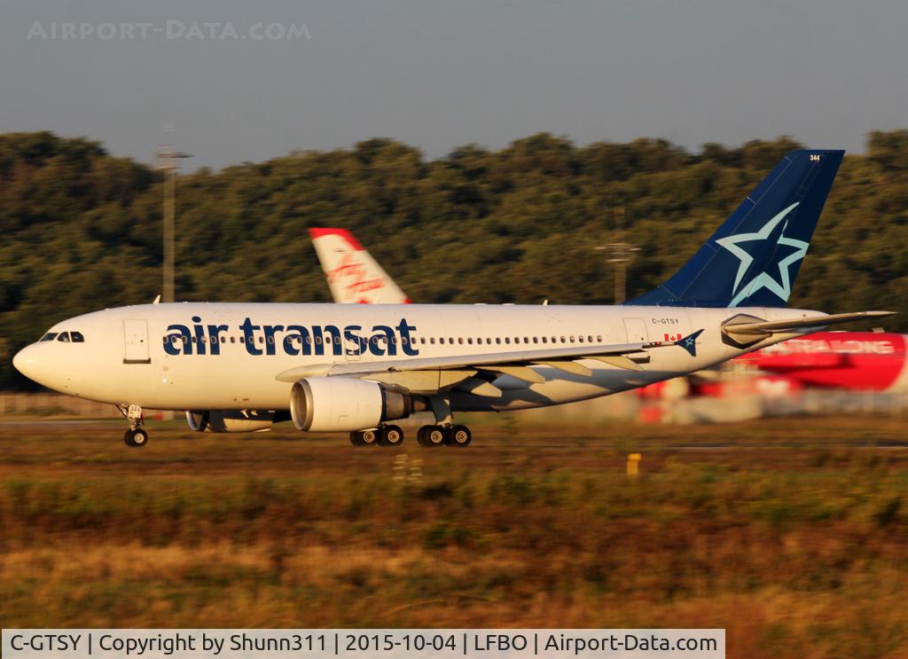 C-GTSY, 1988 Airbus A310-304 C/N 447, Taking off from rwy 14R...