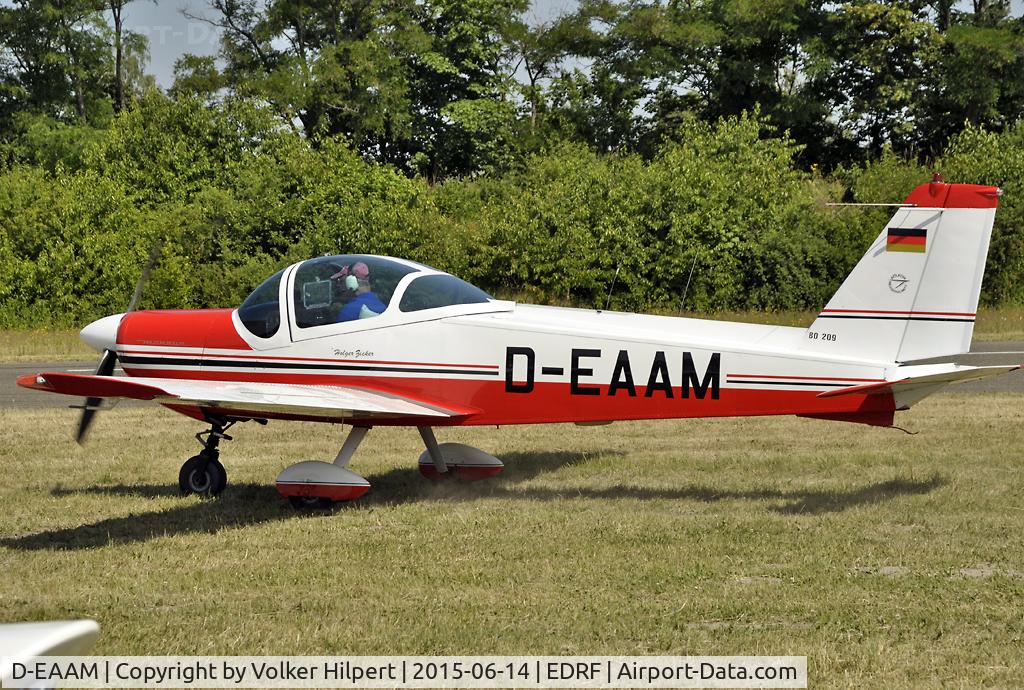 D-EAAM, Bolkow Bo-209 Monsun C/N 173, at Bad Dürkheim