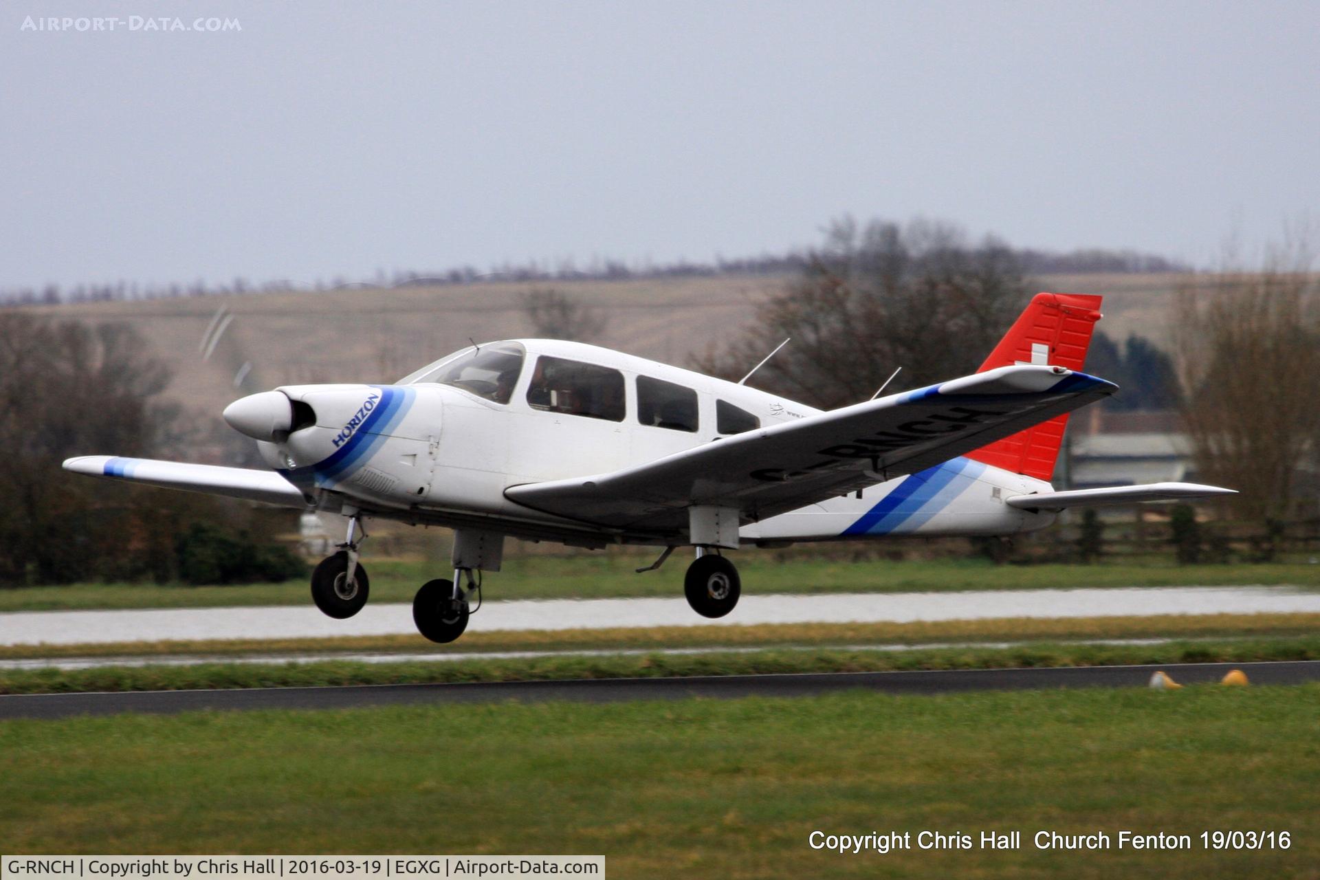 G-RNCH, 1982 Piper PA-28-181 Cherokee Archer II C/N 28-8190141, at the Church Fenton fly in