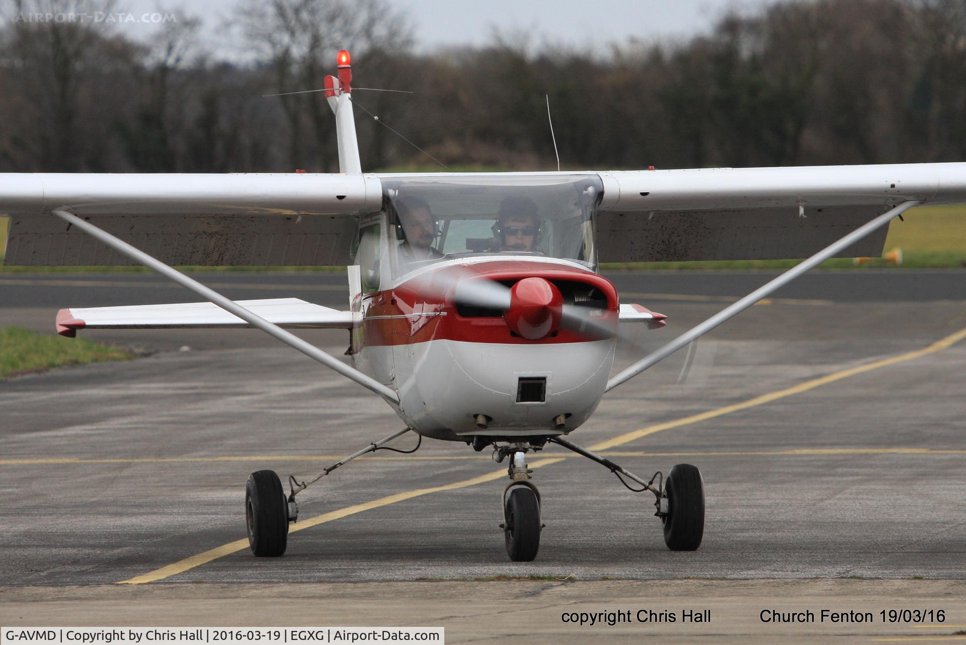 G-AVMD, 1966 Cessna 150G C/N 150-65504, at the Church Fenton fly in