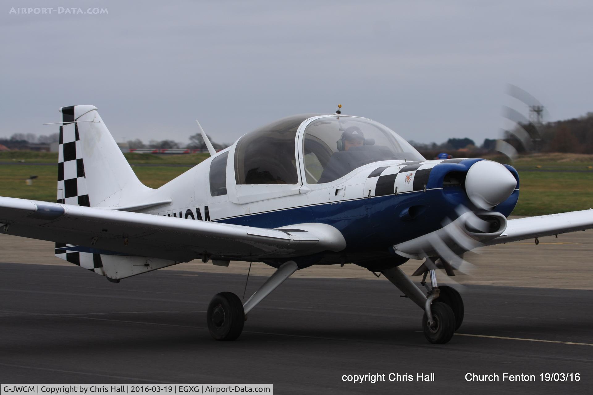 G-JWCM, 1980 Scottish Aviation Bulldog Series 120 Model 1210 C/N BH120/408, at the Church Fenton fly in