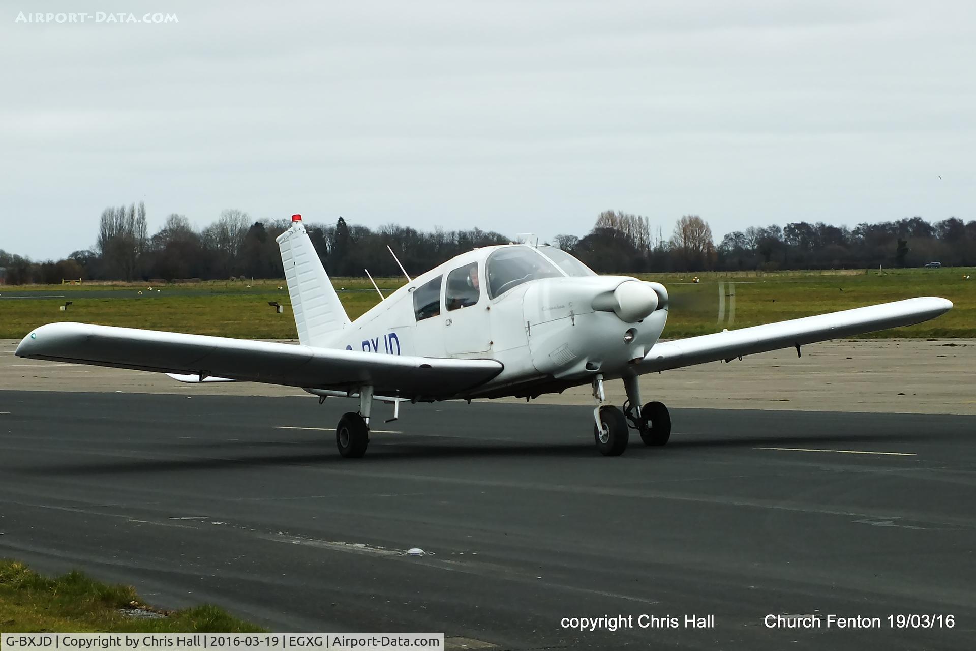 G-BXJD, 1967 Piper PA-28-180 Cherokee C/N 28-4215, at the Church Fenton fly in