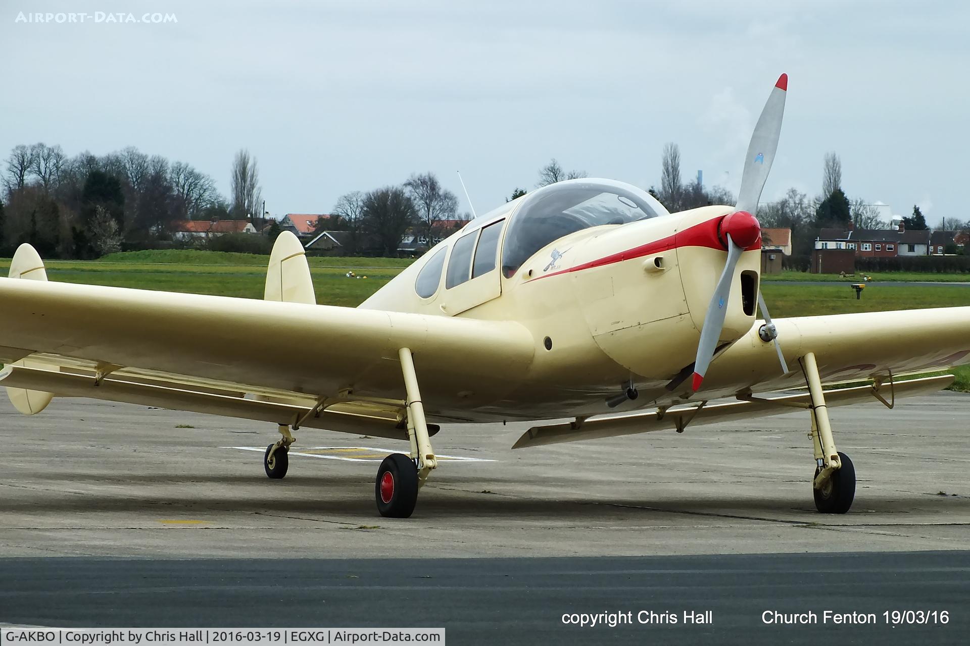 G-AKBO, 1947 Miles M38 Messenger 2A C/N 6378, at the Church Fenton fly in