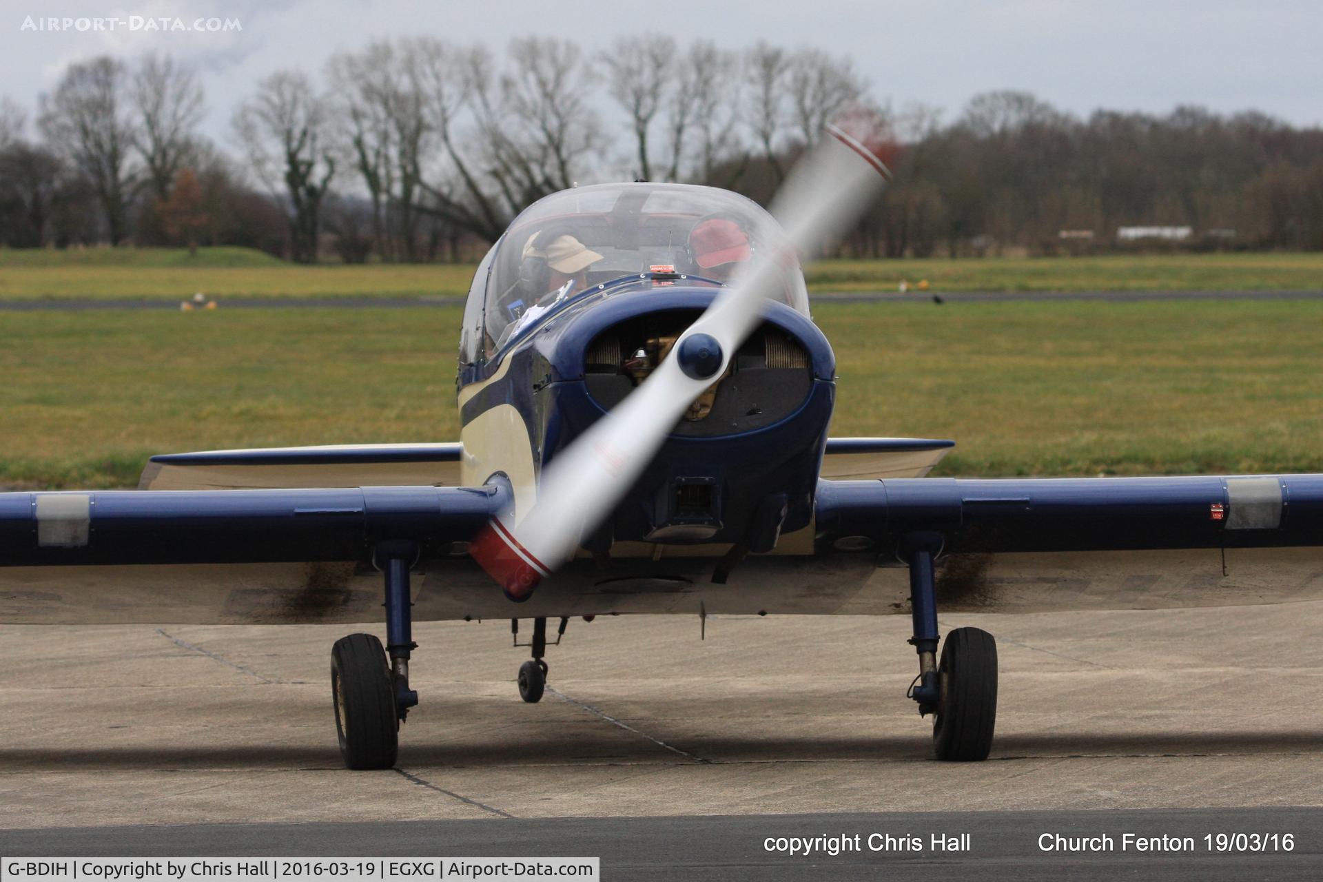 G-BDIH, 1958 SAN Jodel D-117 Grand Tourisme C/N 812, at the Church Fenton fly in