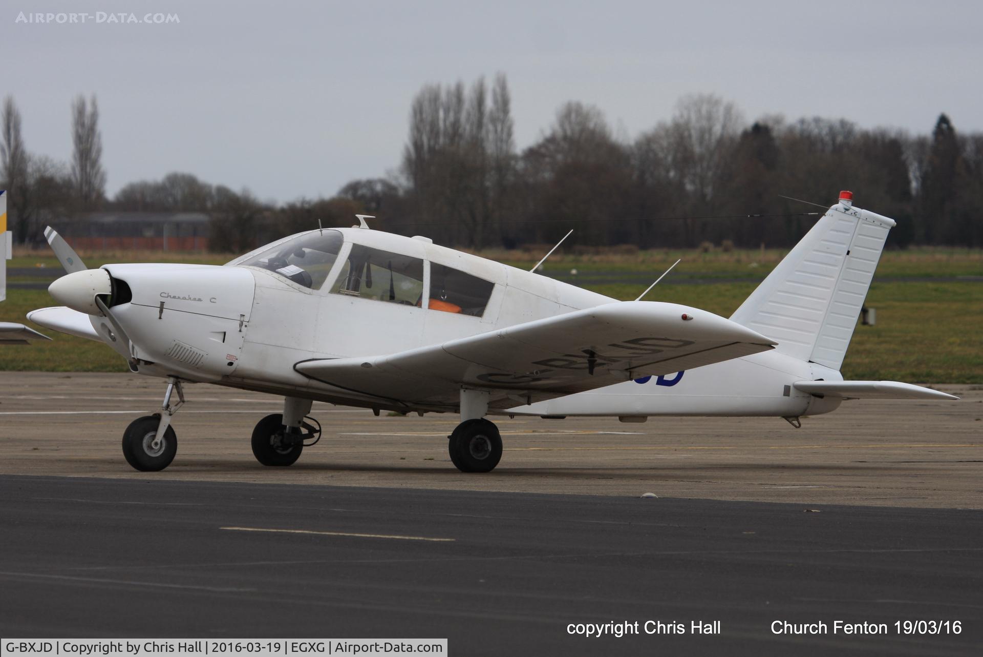 G-BXJD, 1967 Piper PA-28-180 Cherokee C/N 28-4215, at the Church Fenton fly in
