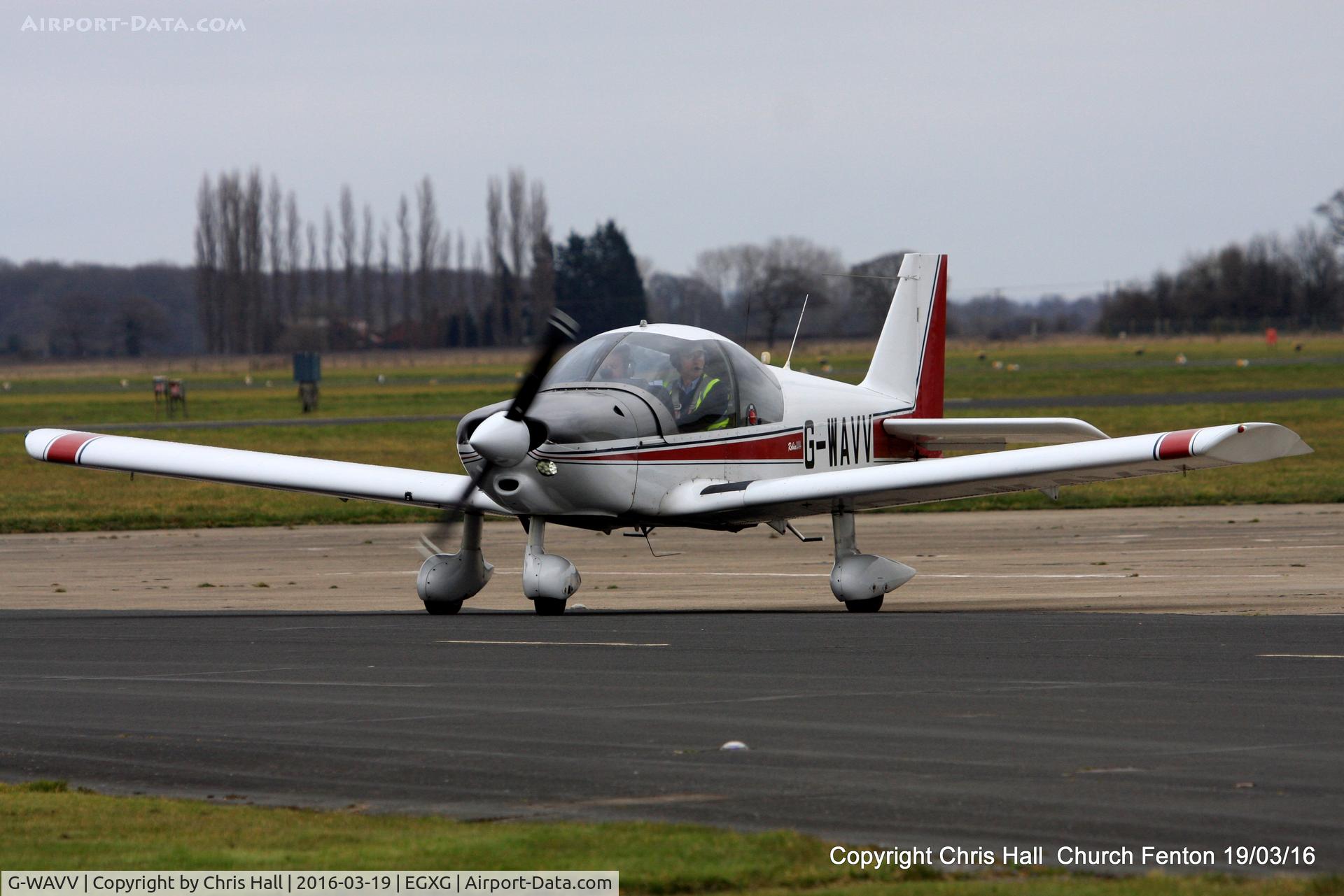 G-WAVV, 1995 Robin HR-200-120B C/N 291, at the Church Fenton fly in