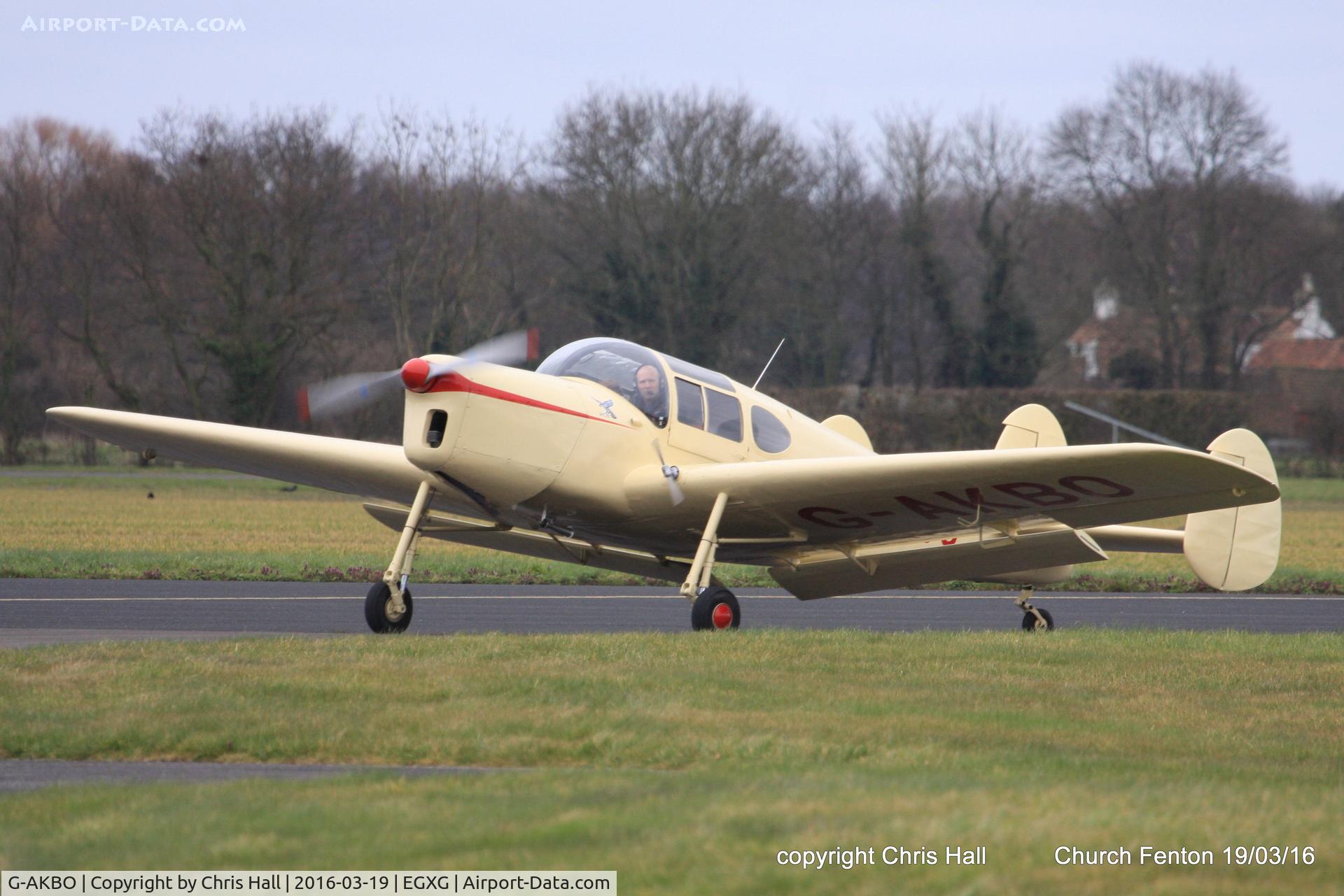 G-AKBO, 1947 Miles M38 Messenger 2A C/N 6378, at the Church Fenton fly in