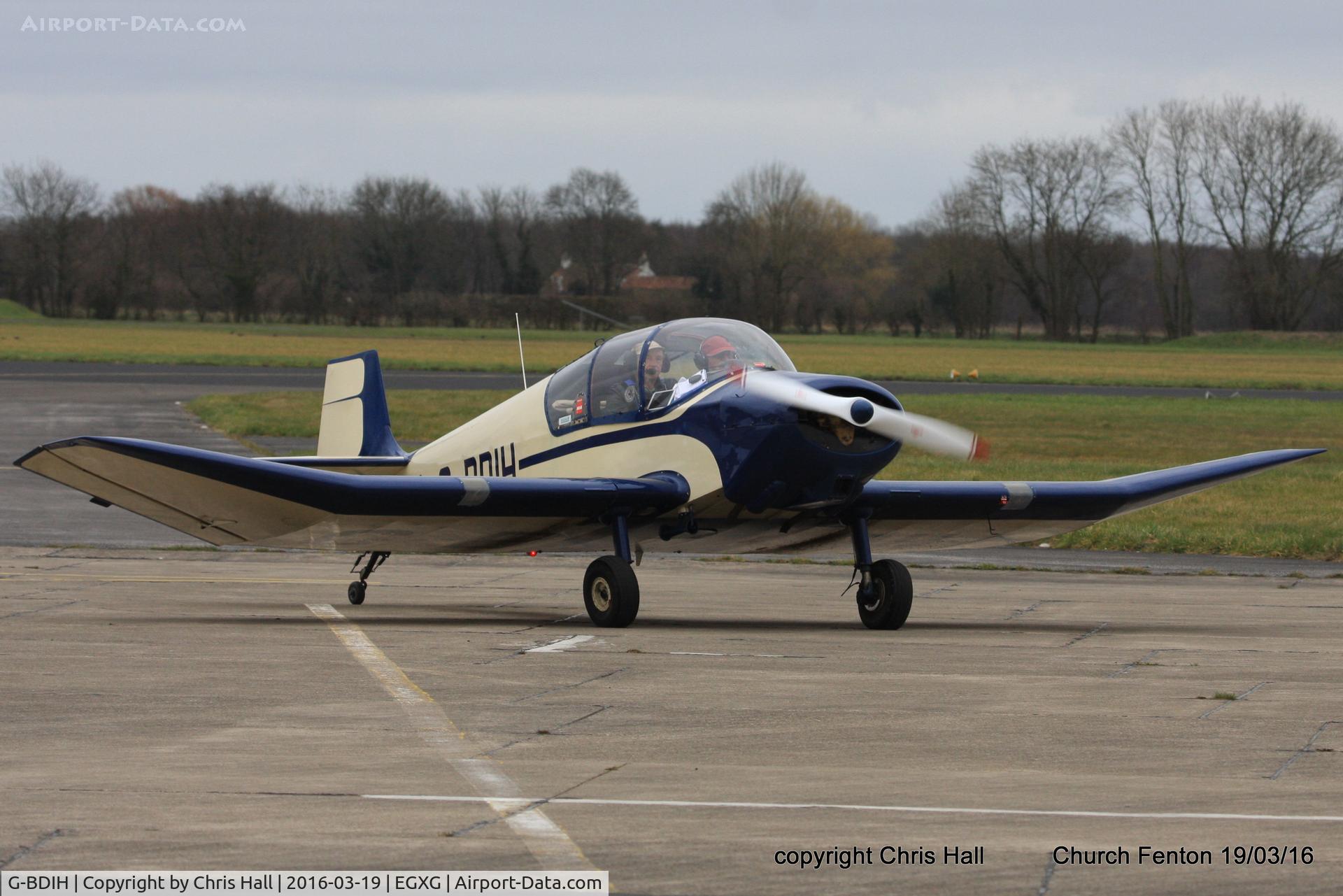 G-BDIH, 1958 SAN Jodel D-117 Grand Tourisme C/N 812, at the Church Fenton fly in