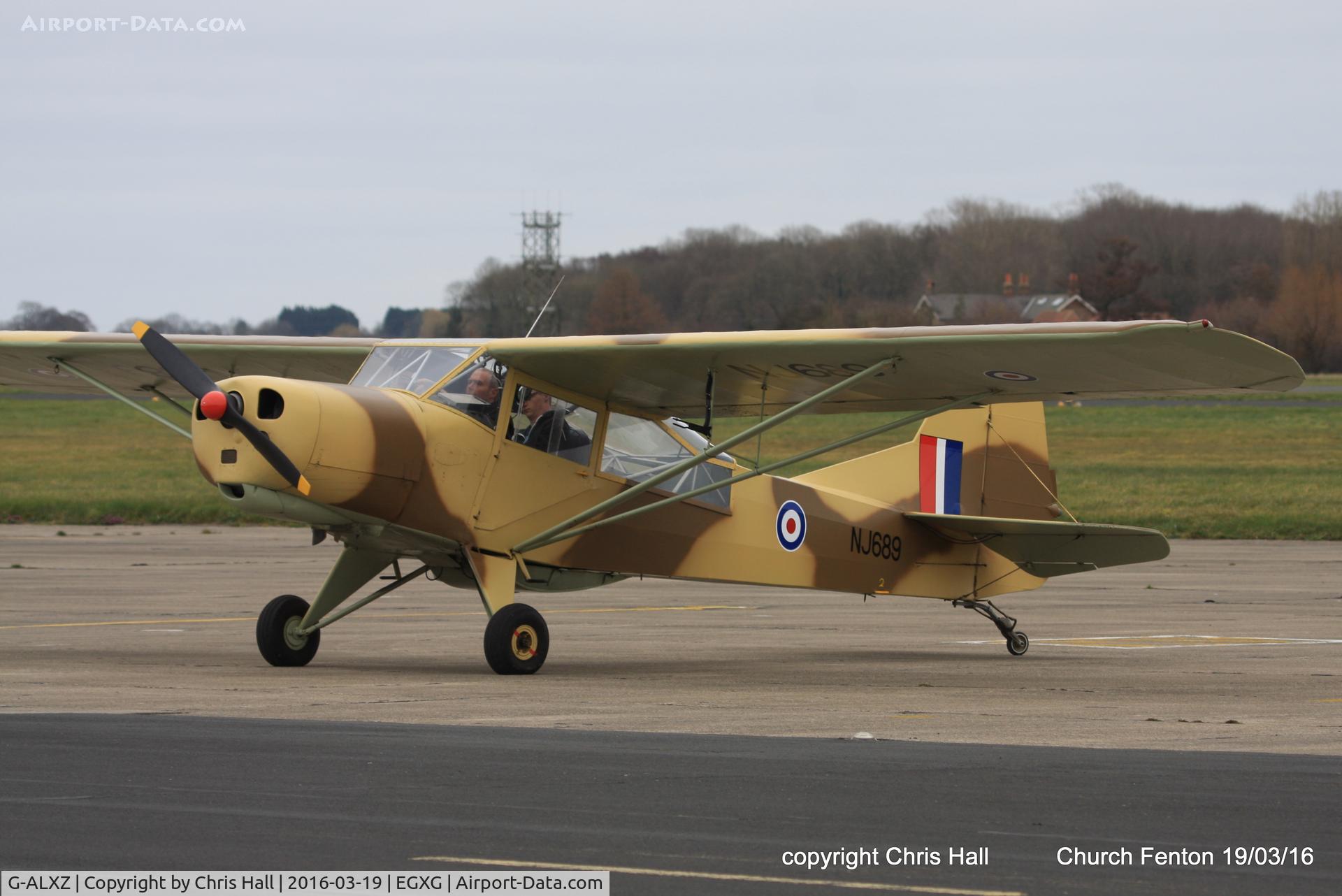 G-ALXZ, 1944 Taylorcraft Auster Mk.5/150 C/N 1082, at the Church Fenton fly in