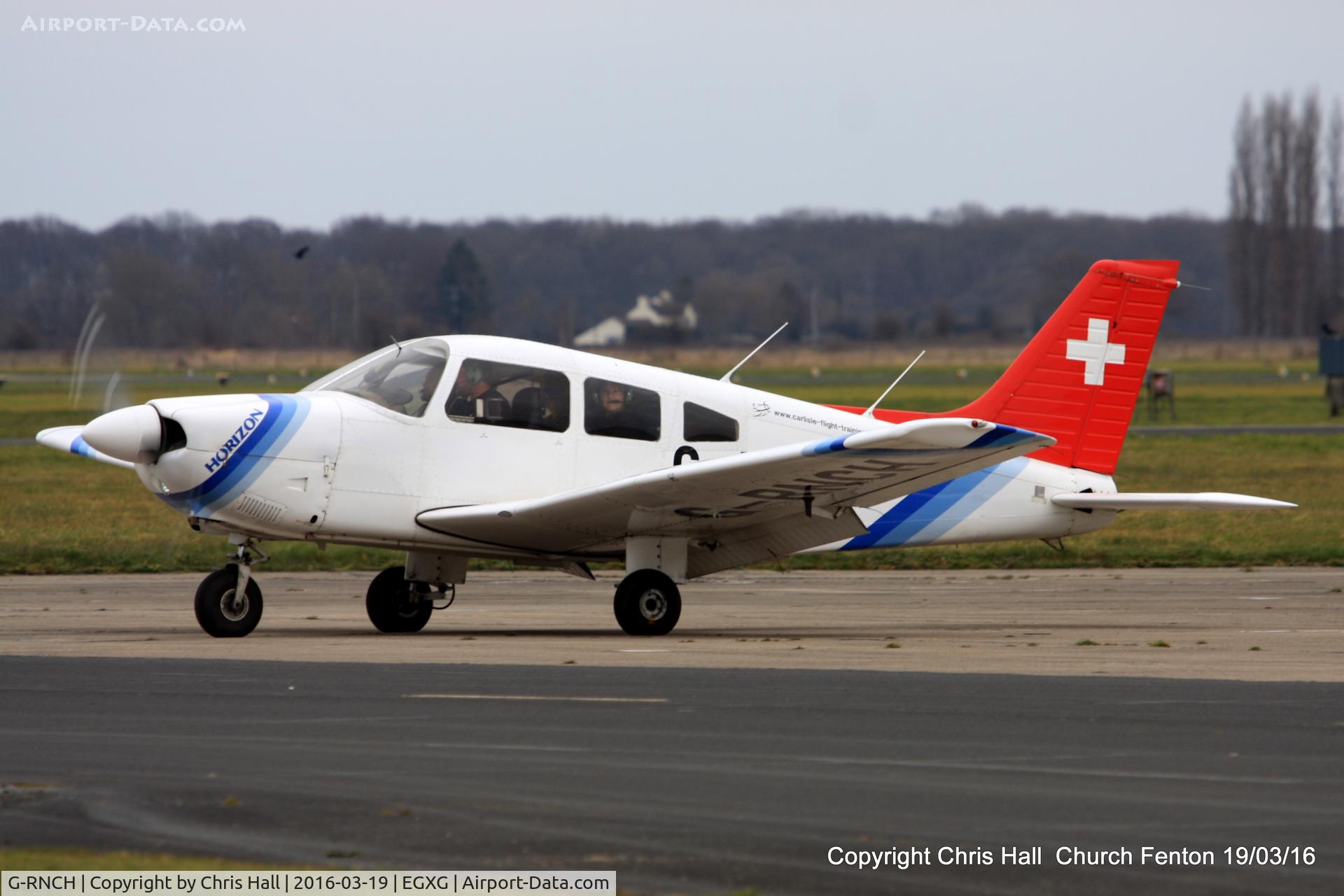 G-RNCH, 1982 Piper PA-28-181 Cherokee Archer II C/N 28-8190141, at the Church Fenton fly in