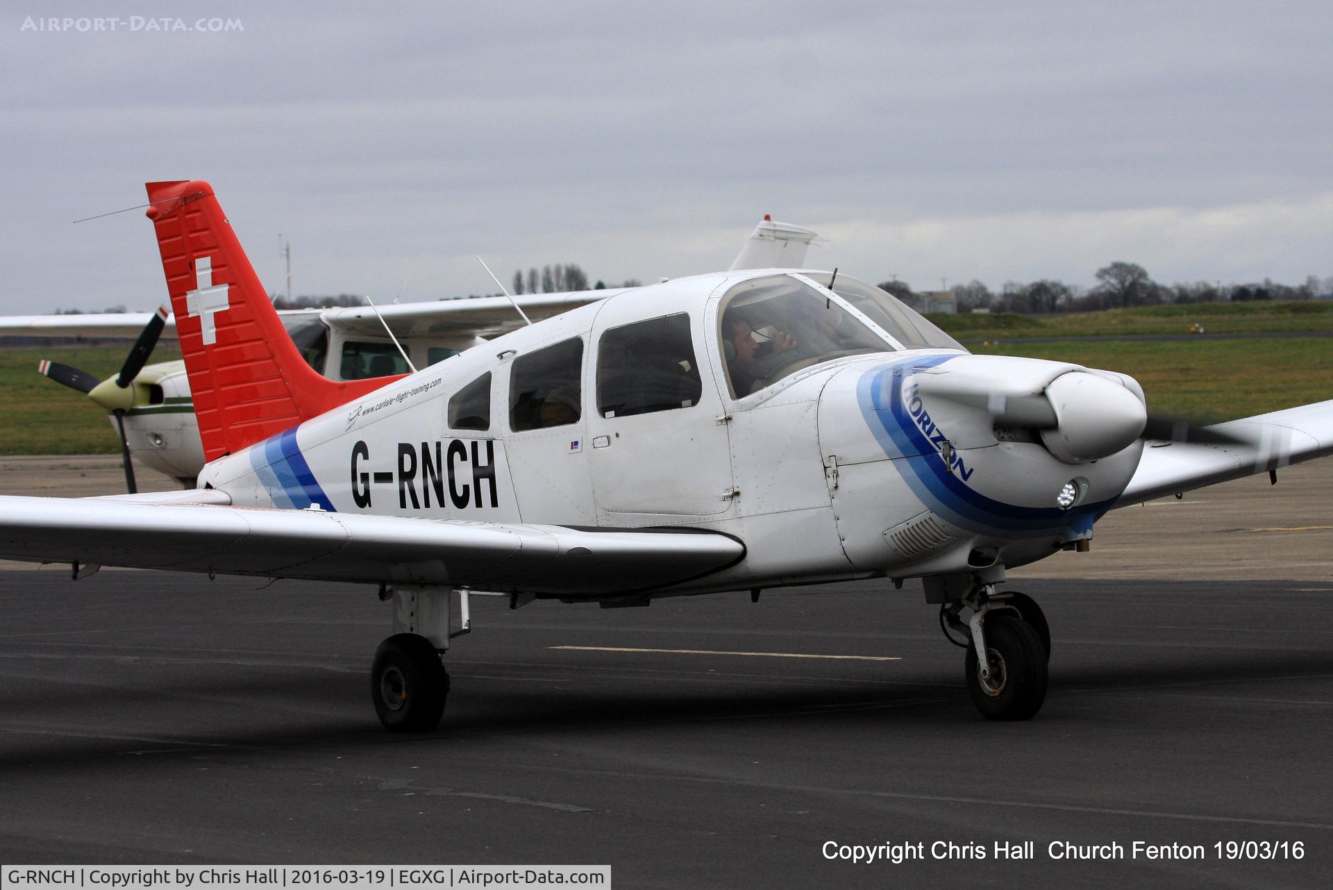 G-RNCH, 1982 Piper PA-28-181 Cherokee Archer II C/N 28-8190141, at the Church Fenton fly in