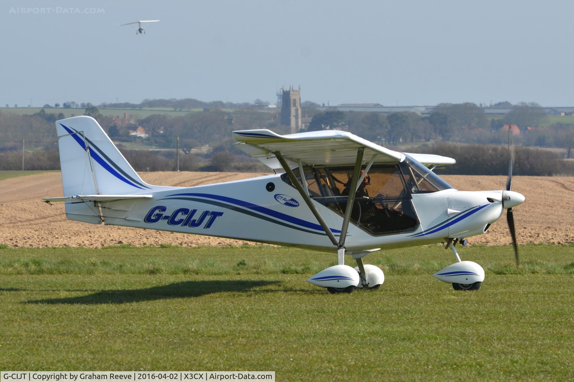 G-CIJT, 2014 Best Off Skyranger Ninja 912S(1) C/N BMAA/HB/650, Just landed at Northrepps.
