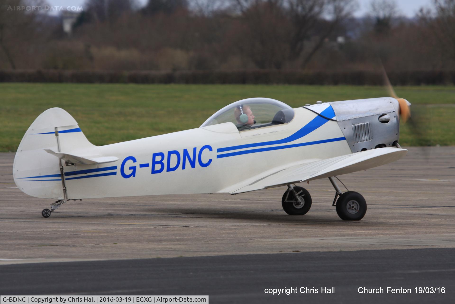 G-BDNC, 1984 Taylor JT-1 Monoplane C/N PFA 1454, at the Church Fenton fly in